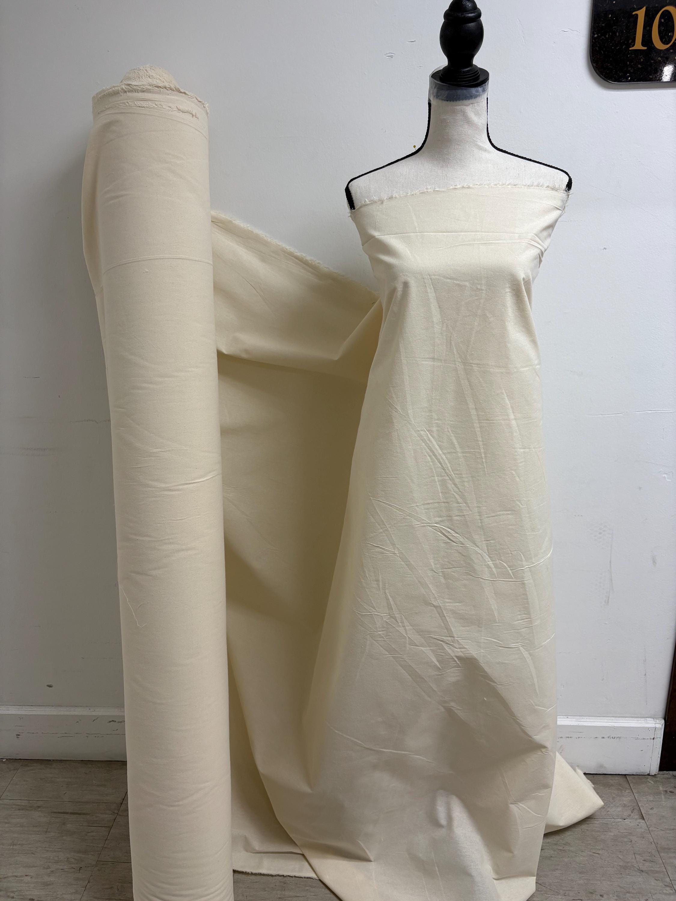 2 yards Muslin Fabric - 100% cotton Greige fabric