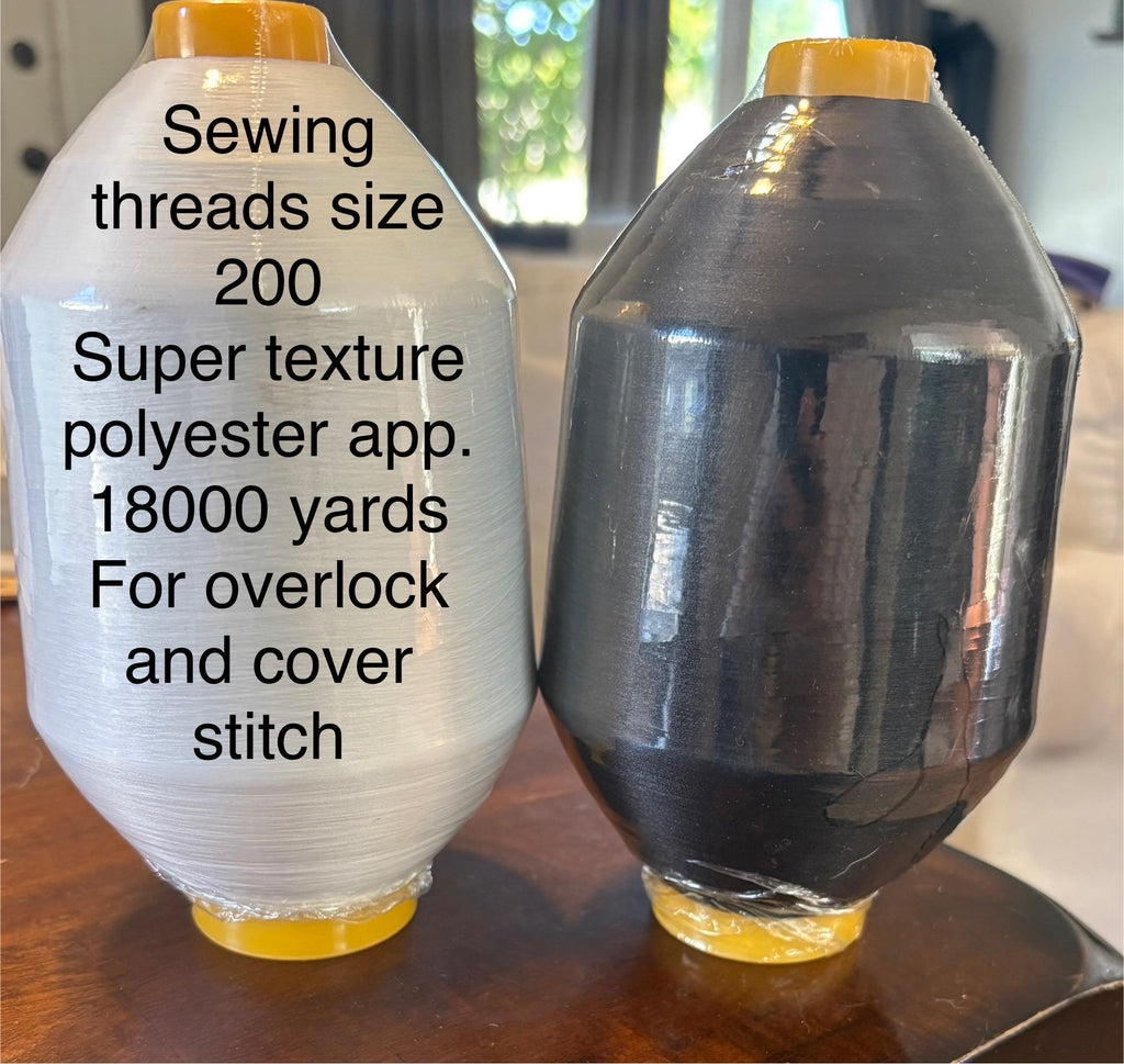 Sewing thread Size 200 Super Texture Polyester approx 18000 yards