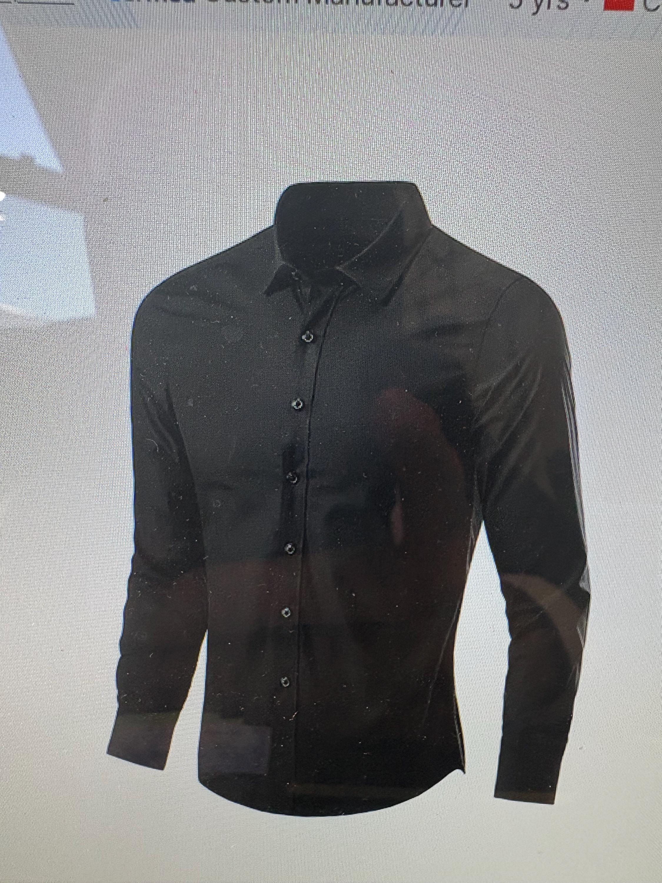 Black 100% cotton fabric, 58 inches wide great item for shirt and blouse. free sample.