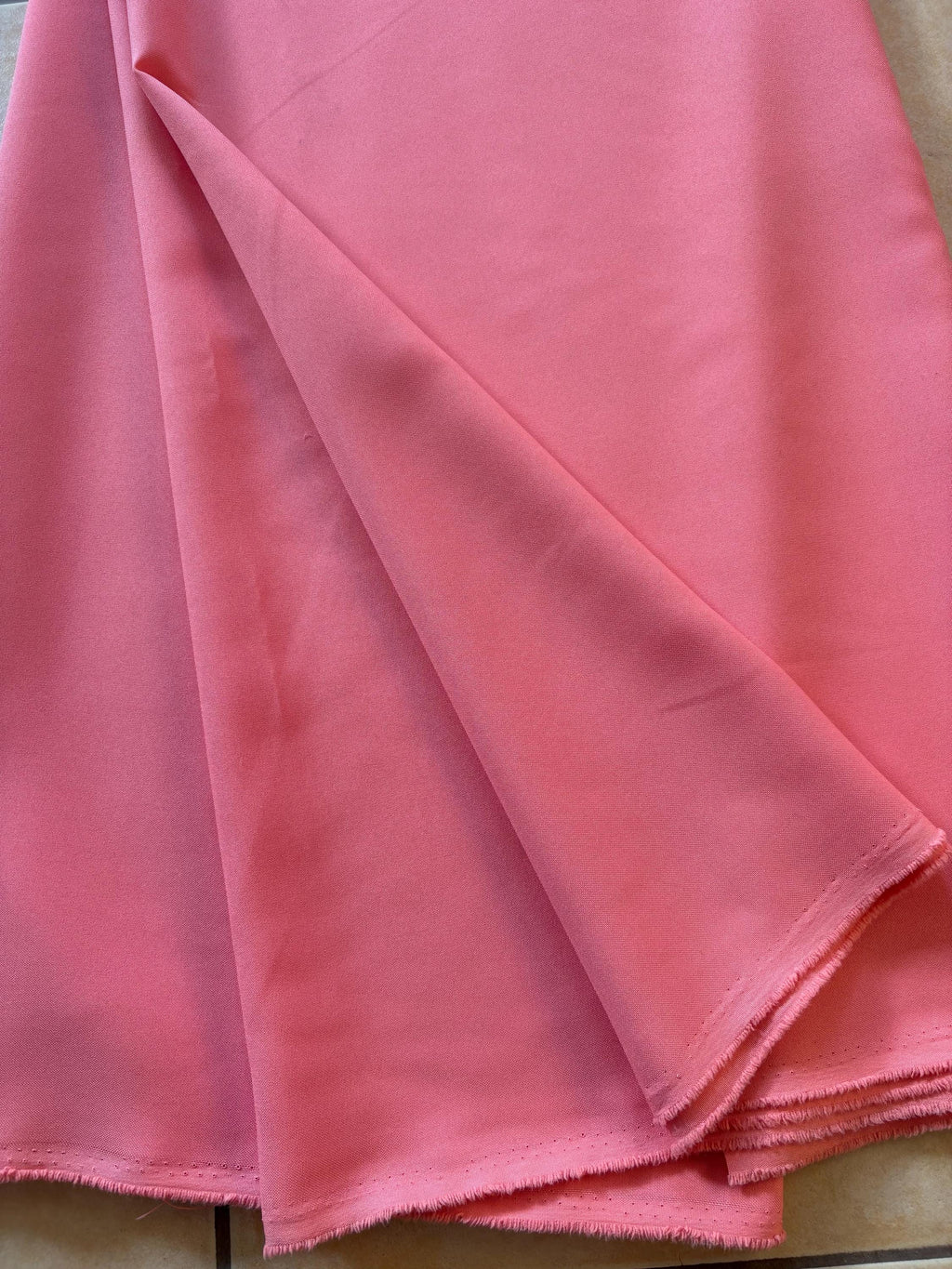 3 yards Poplin fabric - coral - 60" Width