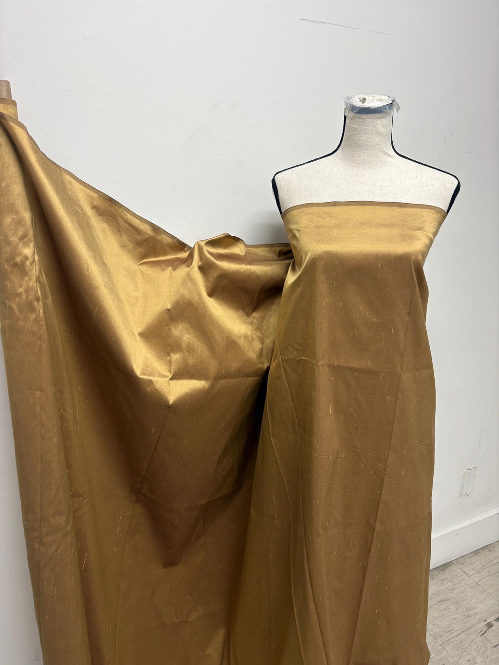 Silk Taffeta Fabric - Bronze - 100% silk - 54"width item 2232