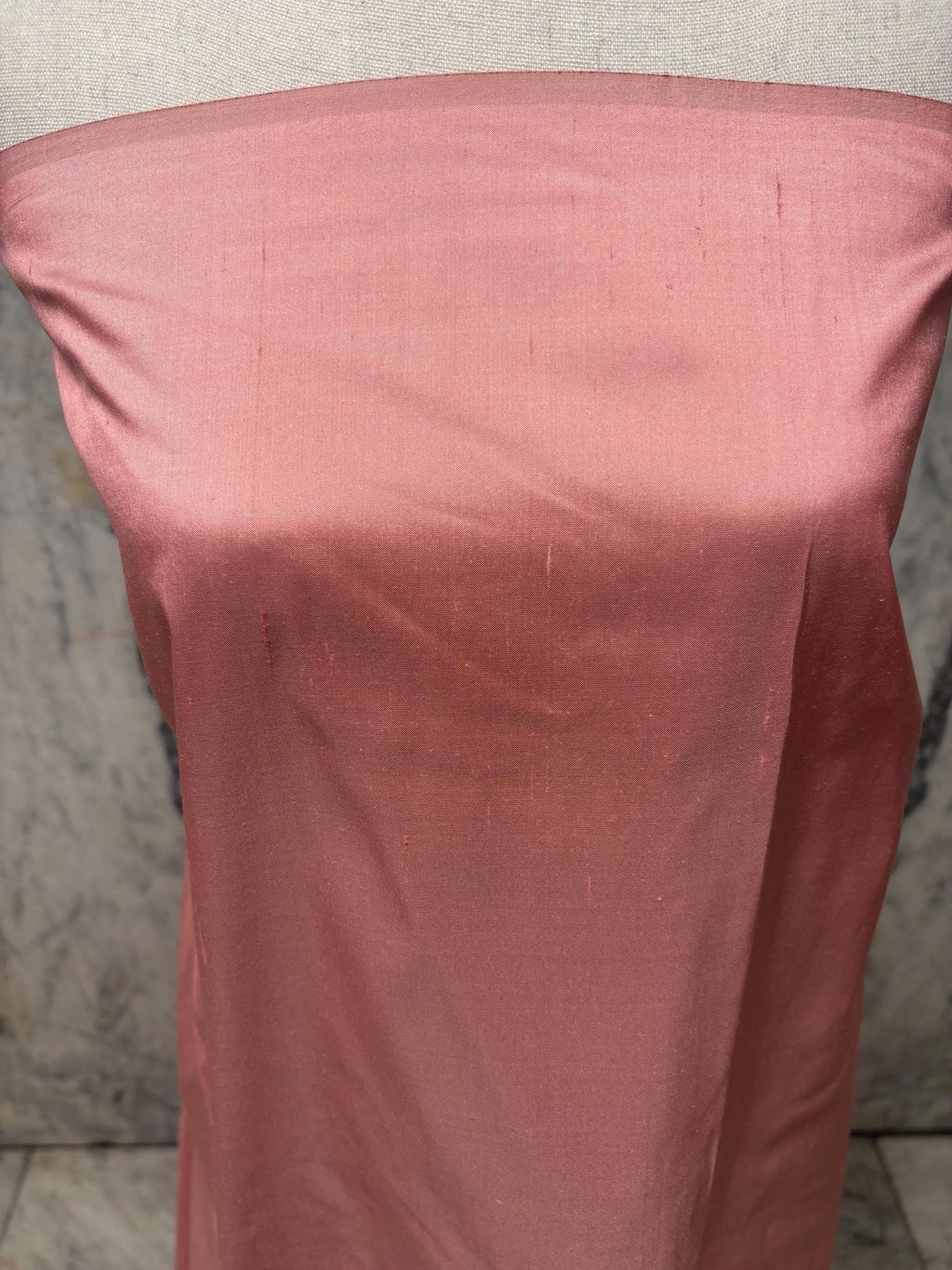 Silk Taffeta Fabric - Rose 2252 - 100% silk - 54" width -