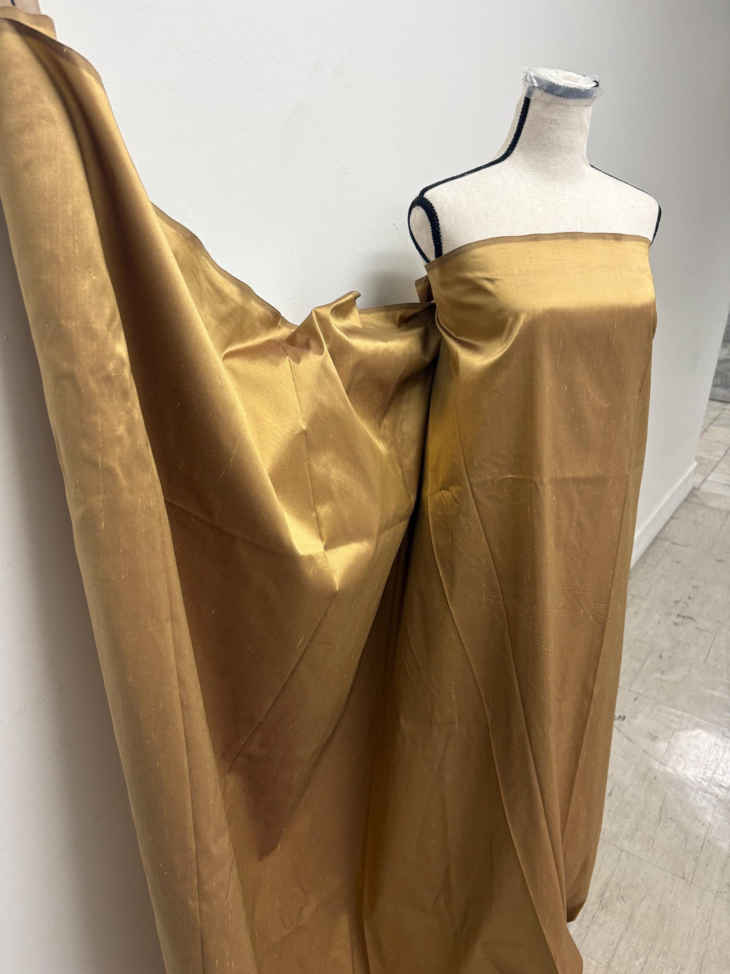 Silk Taffeta Fabric - Bronze - 100% silk - 54"width item 2232