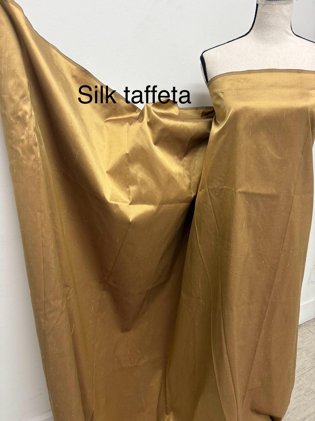 Silk Taffeta Fabric - Bronze - 100% silk - 54"width item 2232