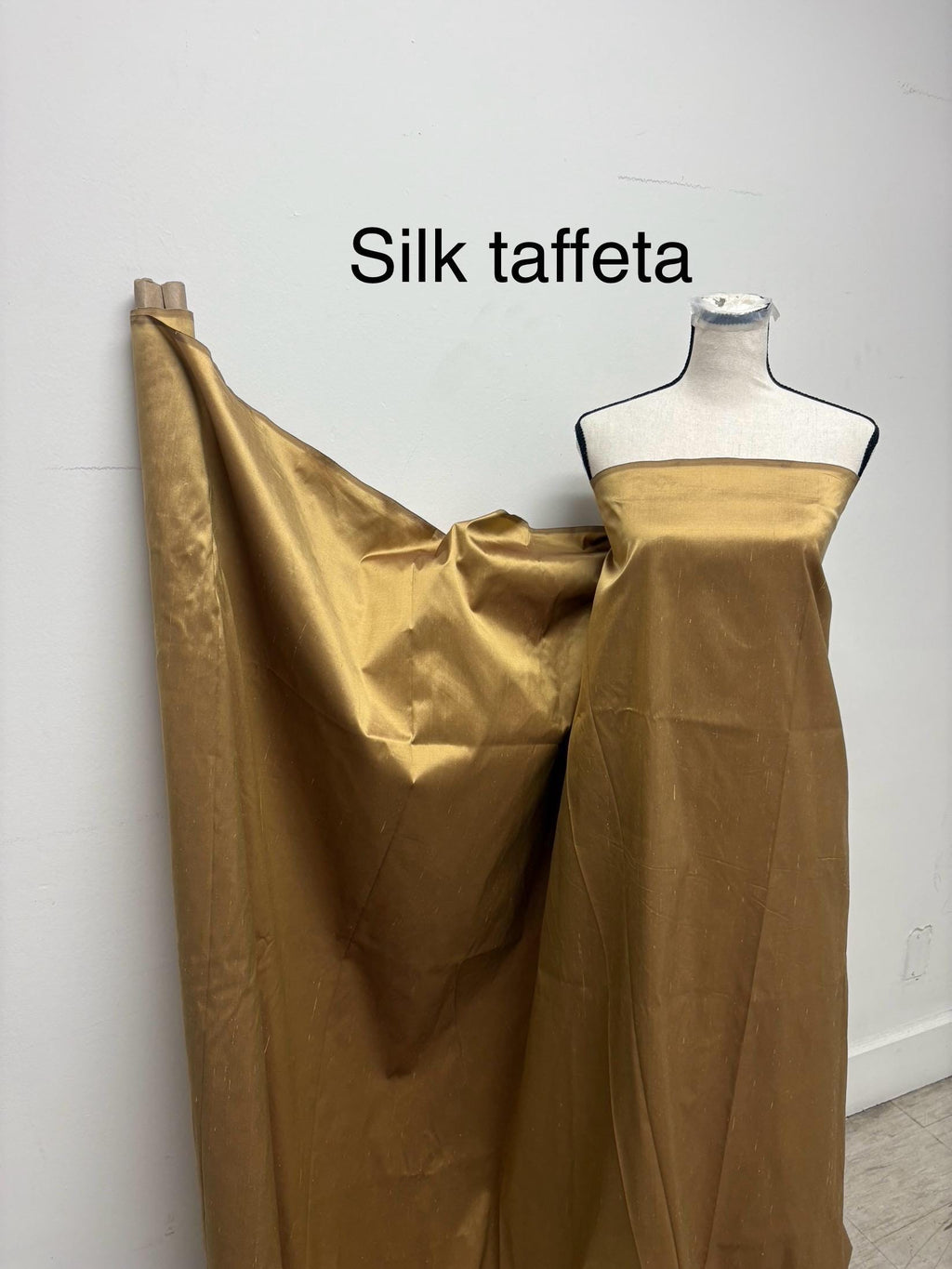 Silk Taffeta Fabric - Bronze - 100% silk - 54"width item 2232