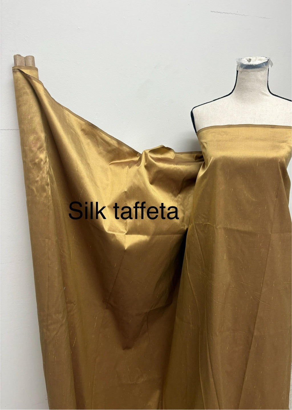 Silk Taffeta Fabric - Bronze - 100% silk - 54"width item 2232