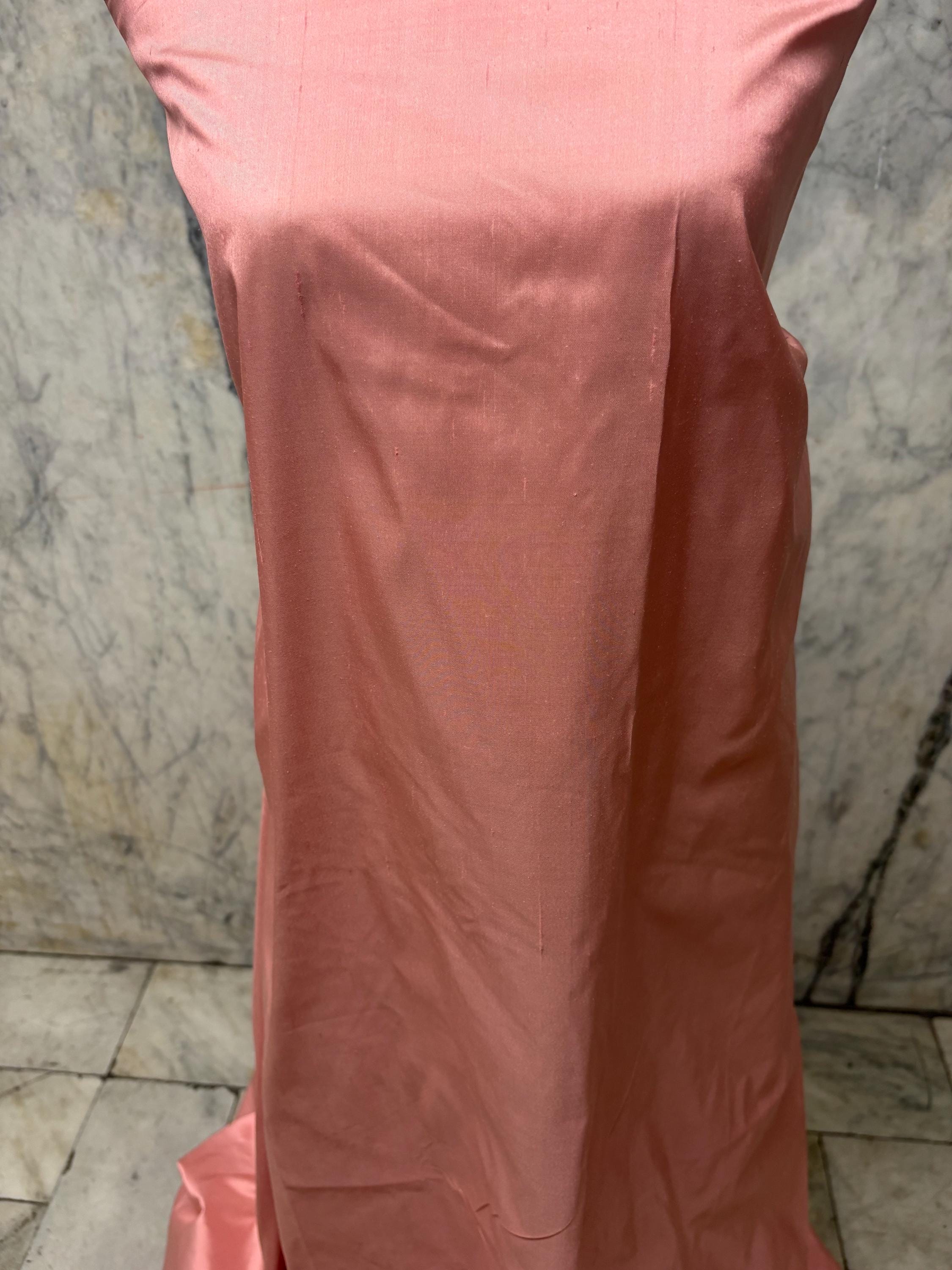 Silk Taffeta Fabric - Rose 2252 - 100% silk - 54" width -