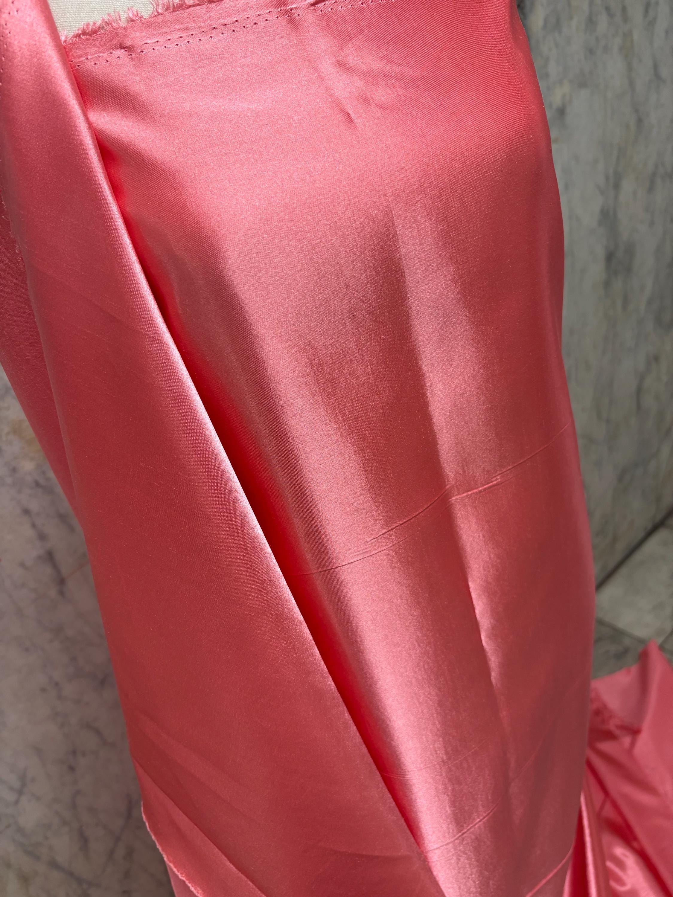 2 Yards Poly Satin Shantung Fabric - Assorted colors - 58" Width