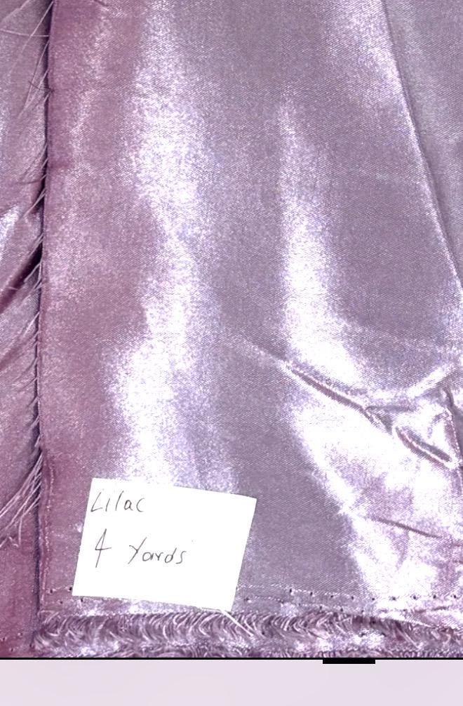 2 Yards Poly Satin Shantung Fabric - Assorted colors - 58" Width