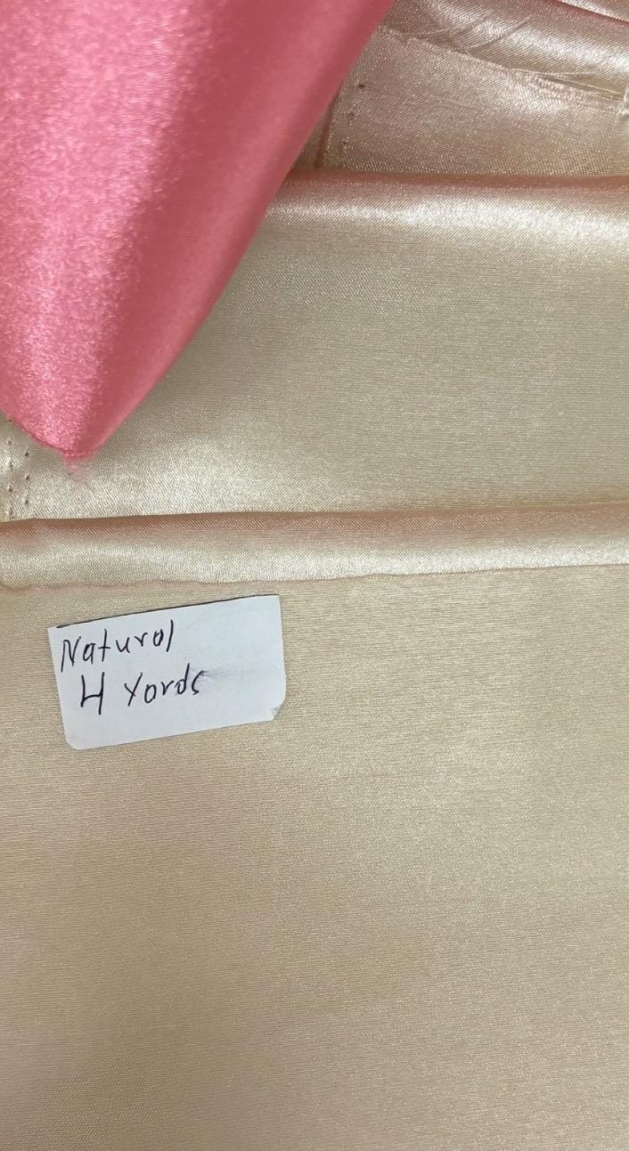 2 Yards Poly Satin Shantung Fabric - Assorted colors - 58" Width