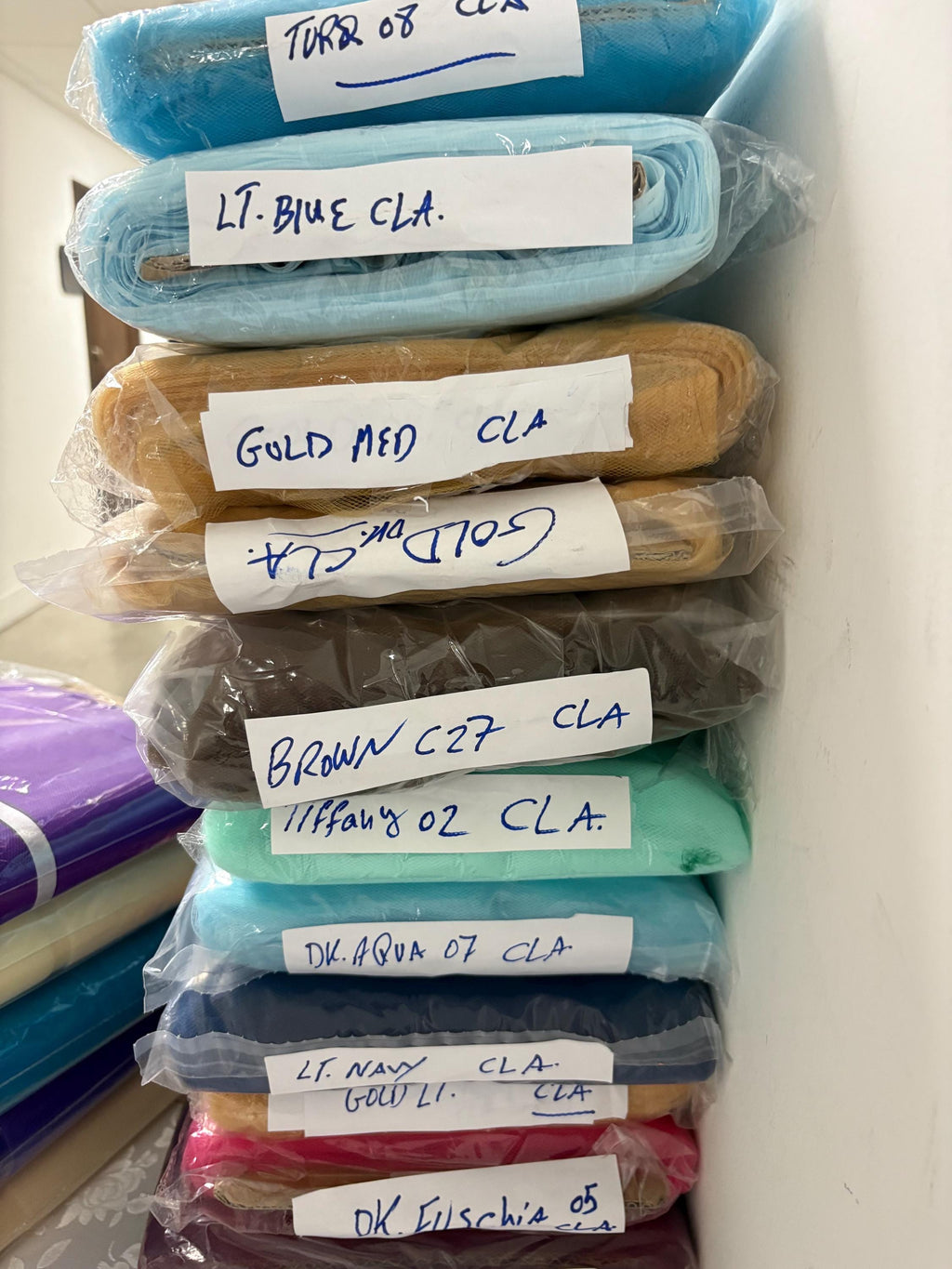 Tulle Fabric - Variety of colors - 54" Width - 40 yards bolt