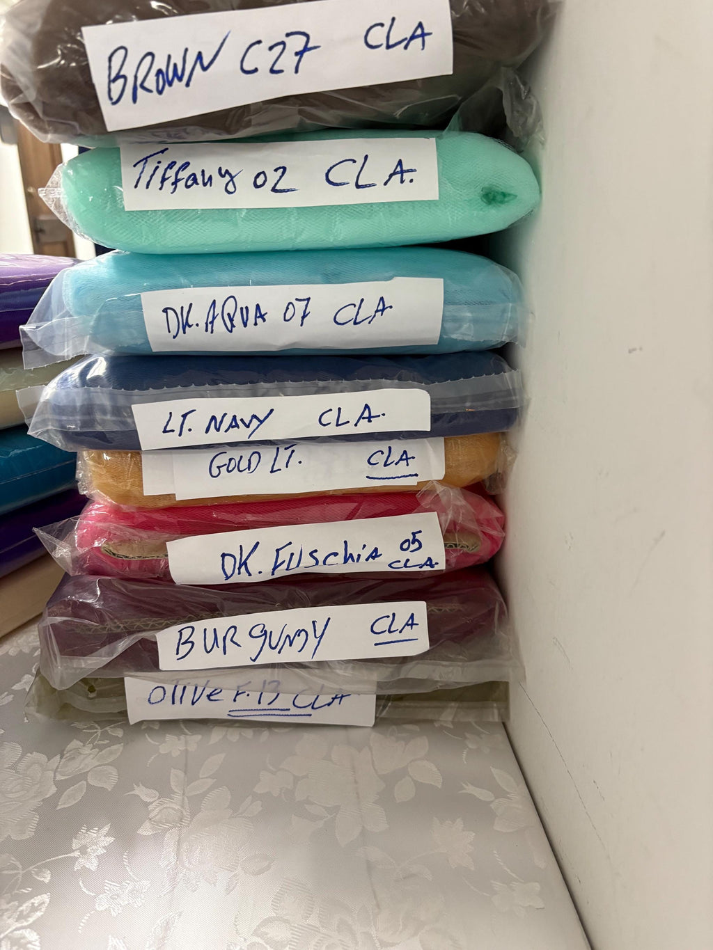 Tulle Fabric - Variety of colors - 54" Width - 40 yards bolt
