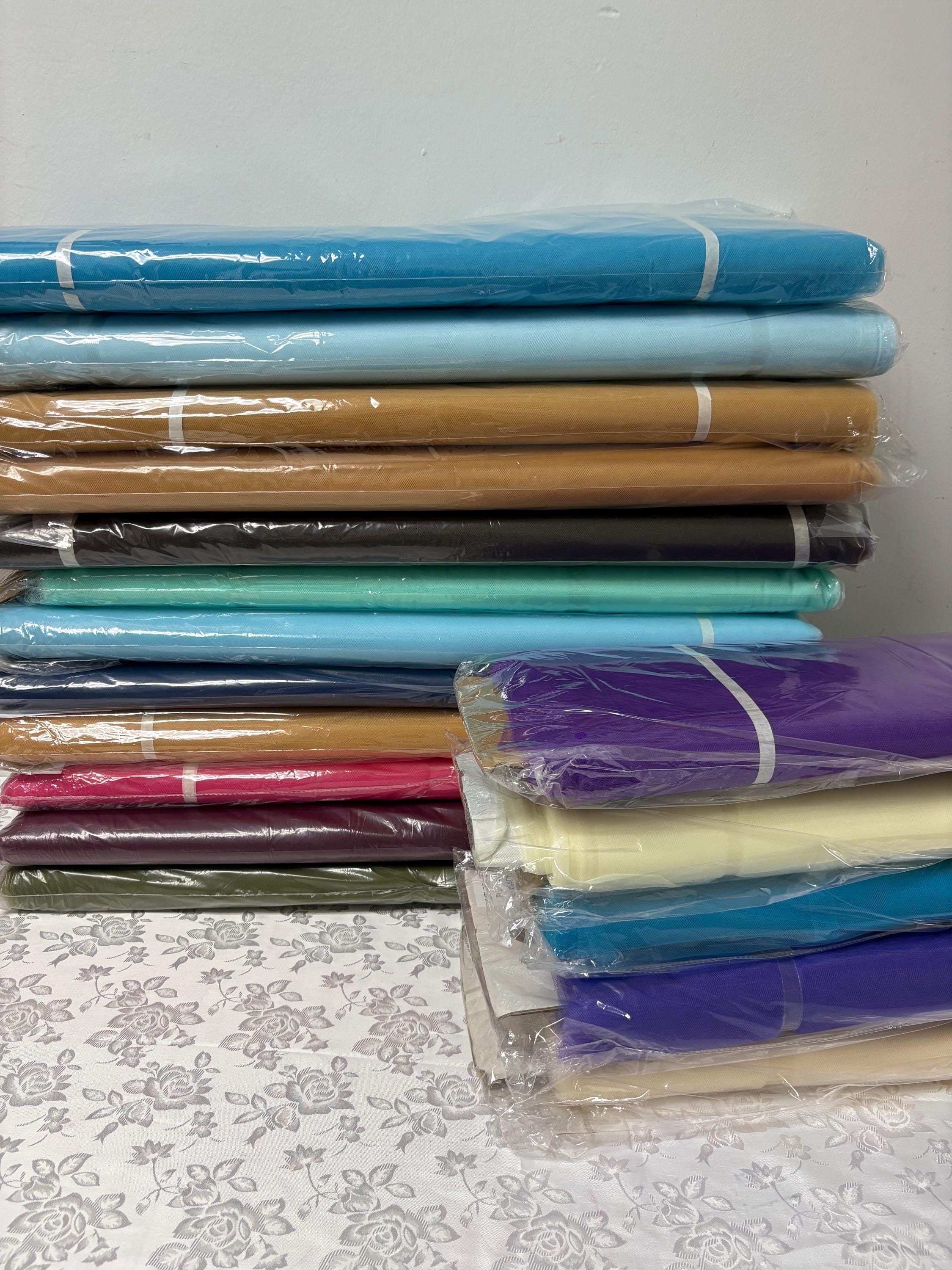 Tulle Fabric - Variety of colors - 54" Width - 40 yards bolt
