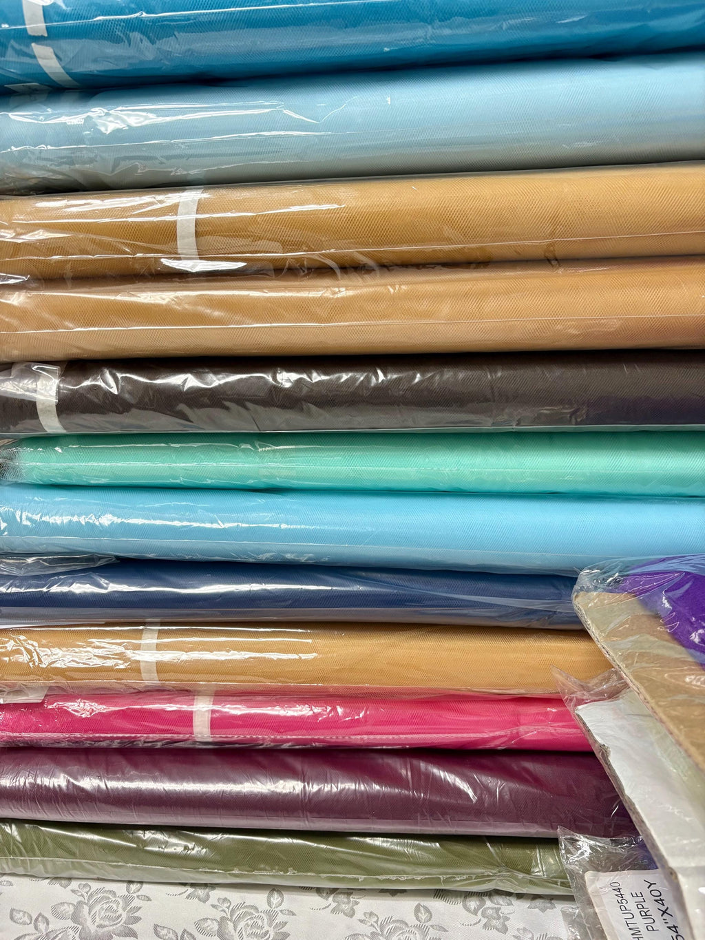 Tulle Fabric - Variety of colors - 54" Width - 40 yards bolt