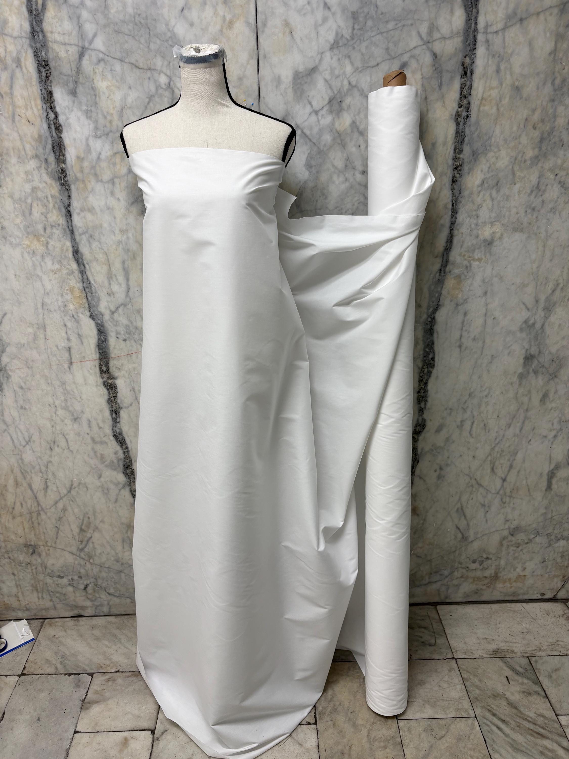 Cotton fabric - white - 100% cotton - 58" width