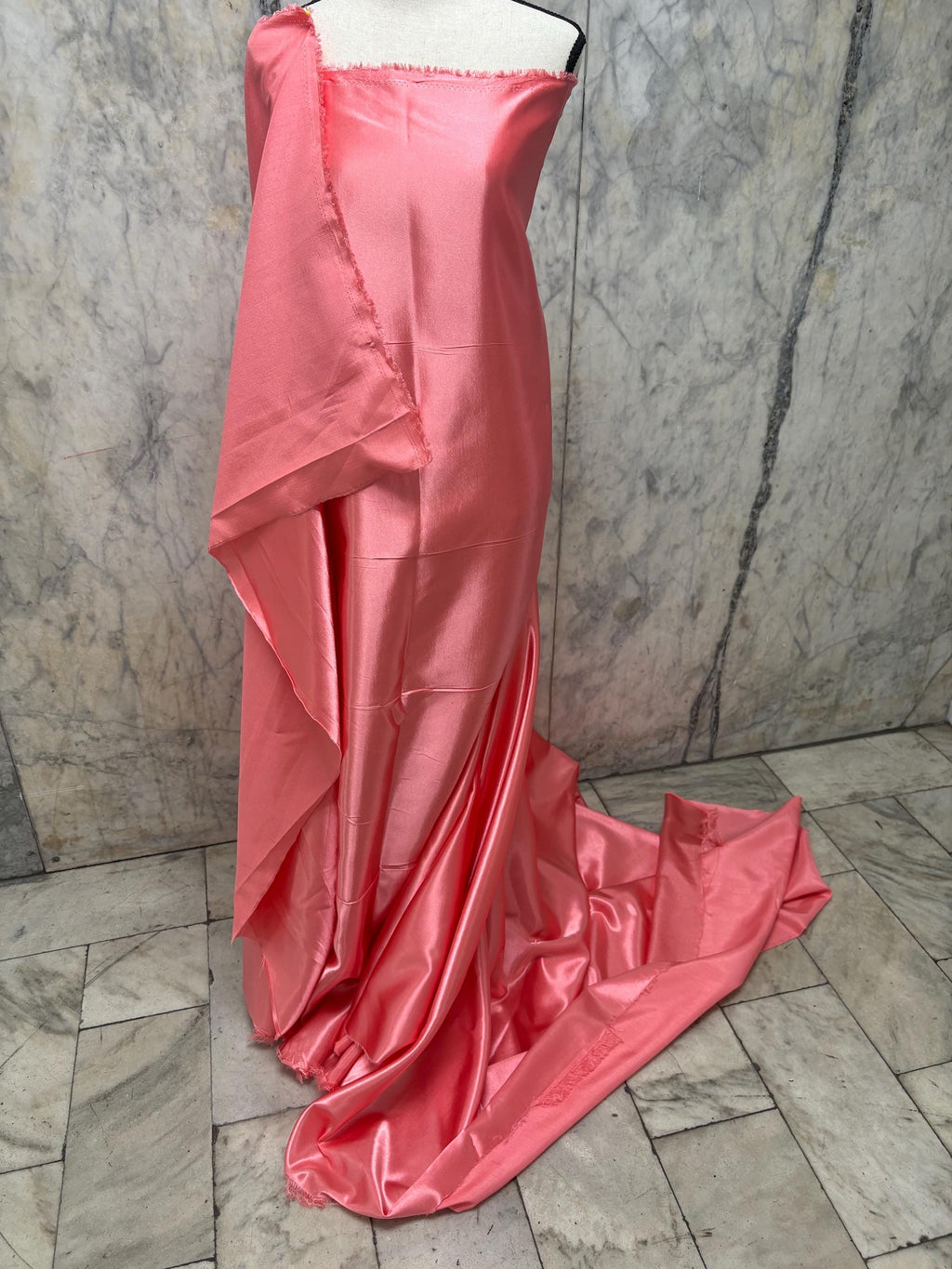 2 Yards Poly Satin Shantung Fabric - Assorted colors - 58" Width