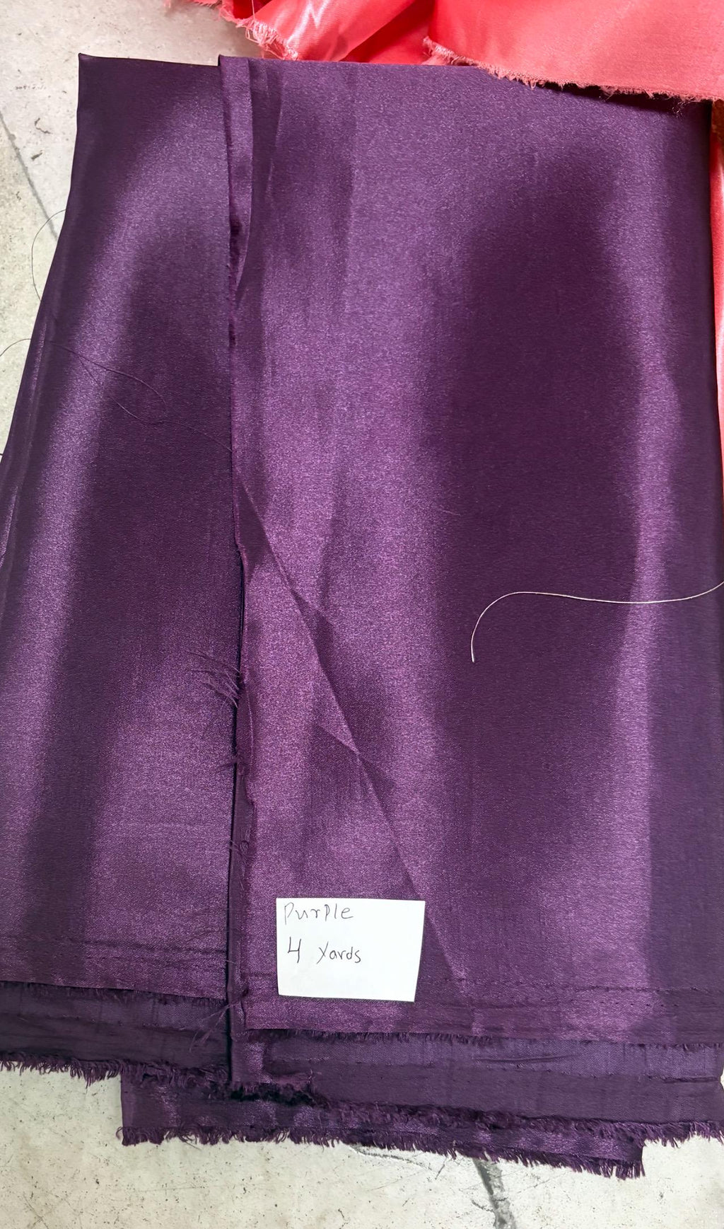 2 Yards Poly Satin Shantung Fabric - Assorted colors - 58" Width
