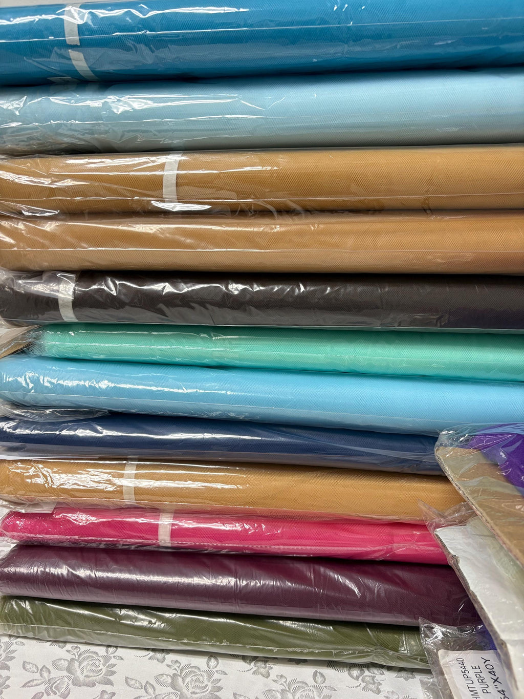 Tulle Fabric - Variety of colors - 54" Width - 40 yards bolt
