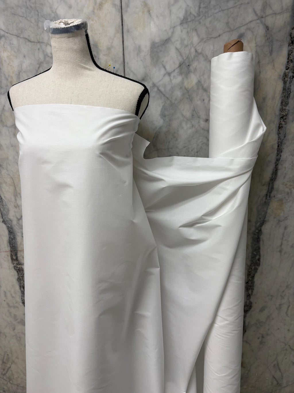 Cotton fabric - white - 100% cotton - 58" width