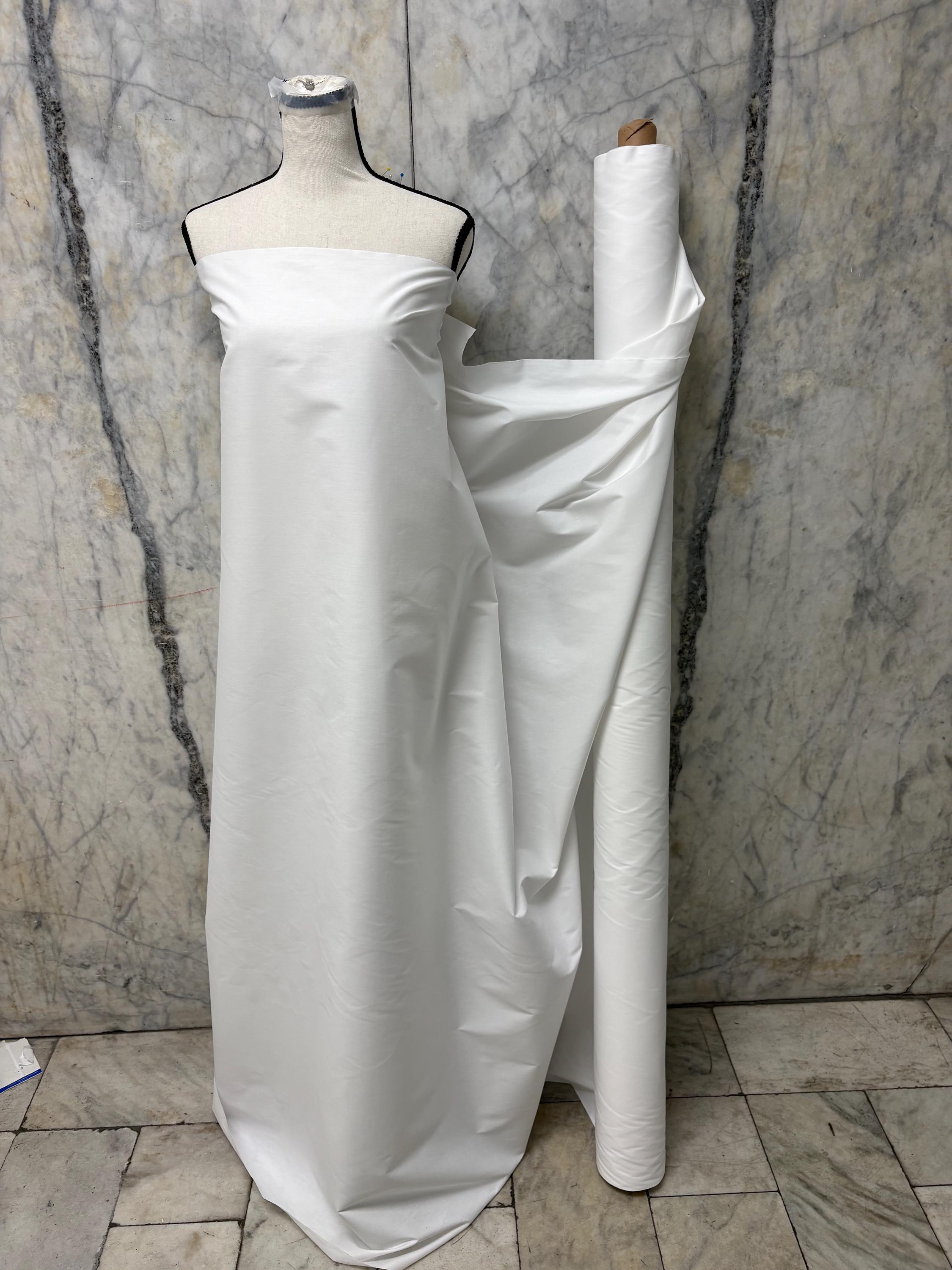 Cotton fabric - white - 100% cotton - 58" width
