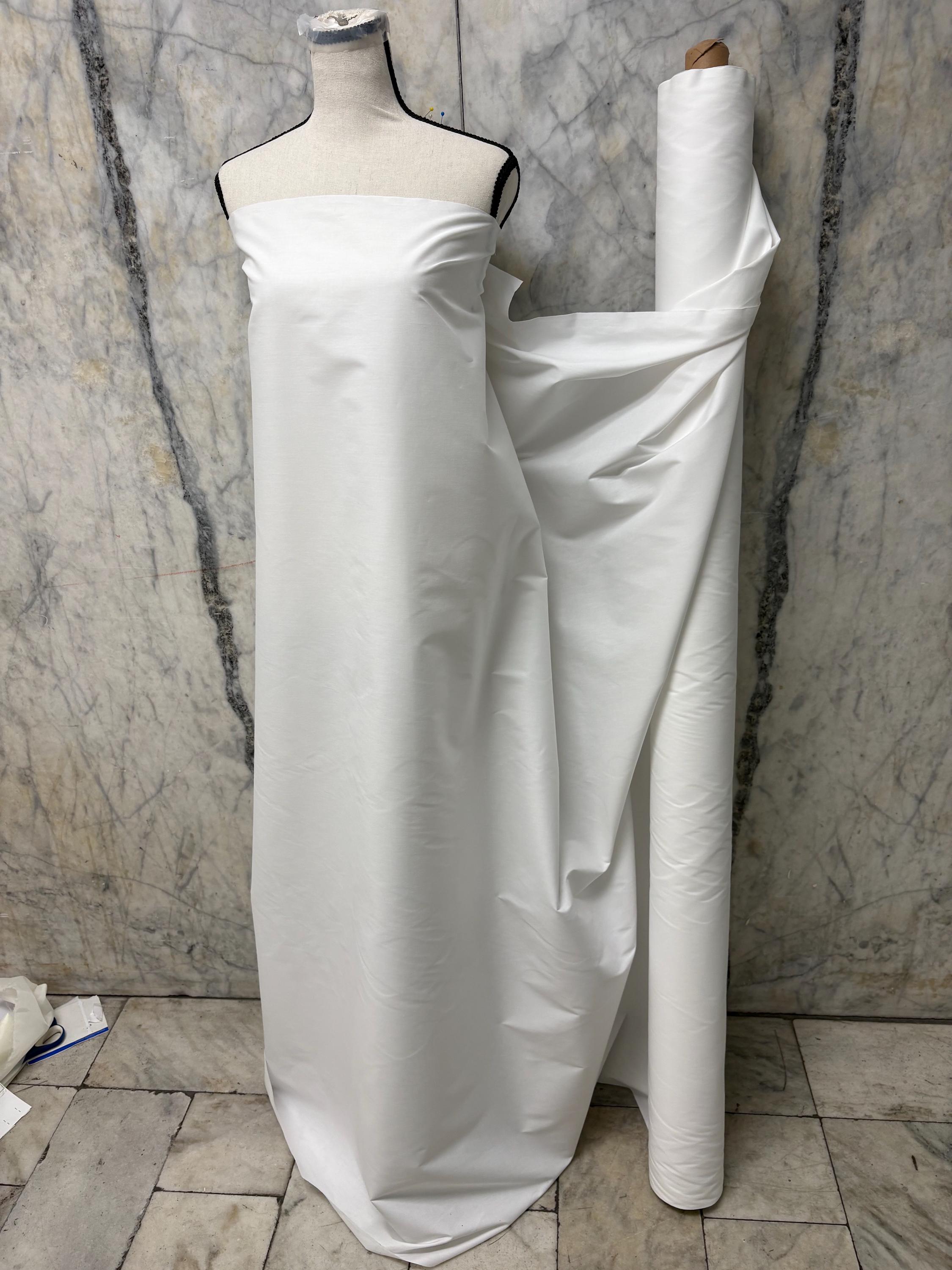 Cotton fabric - white - 100% cotton - 58" width