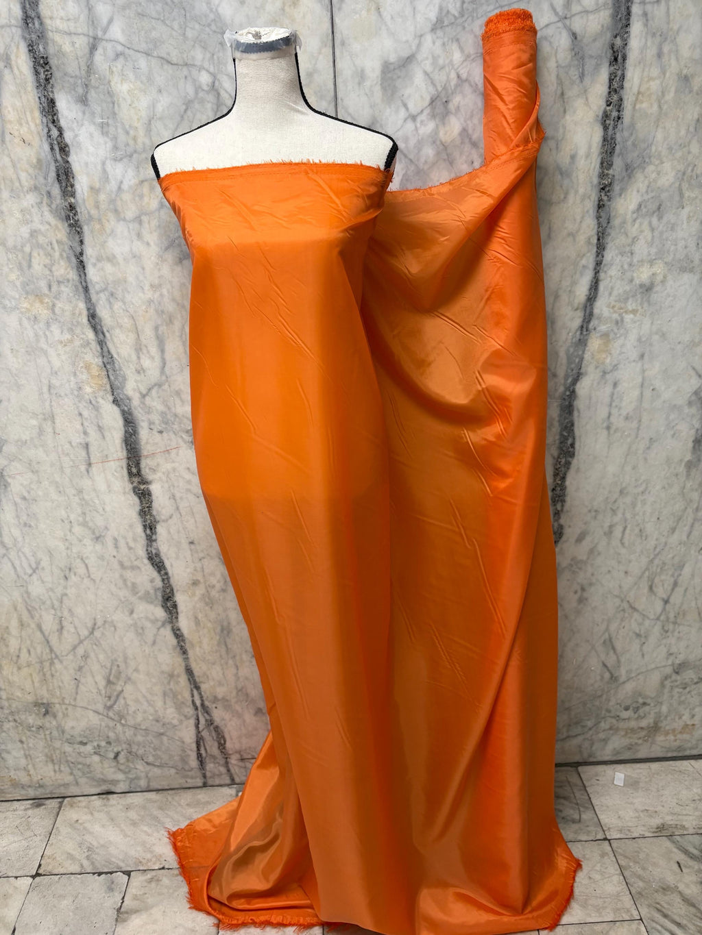 Poly Lining Fabric - Orange - 58" Width