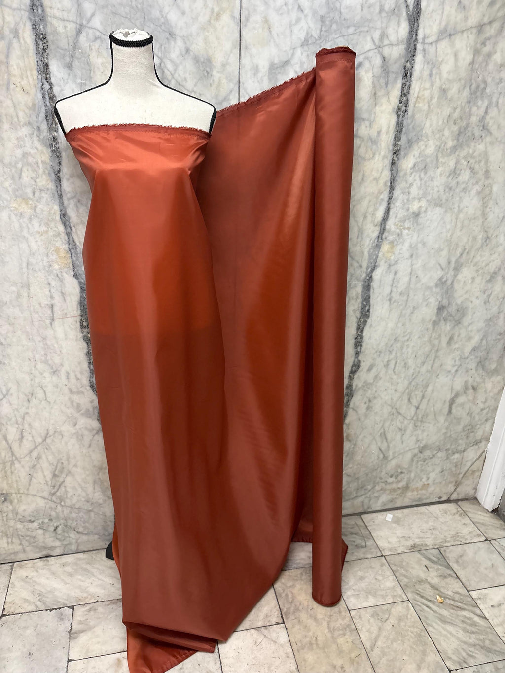 Poly Lining Fabrics - Rust - 60" Width