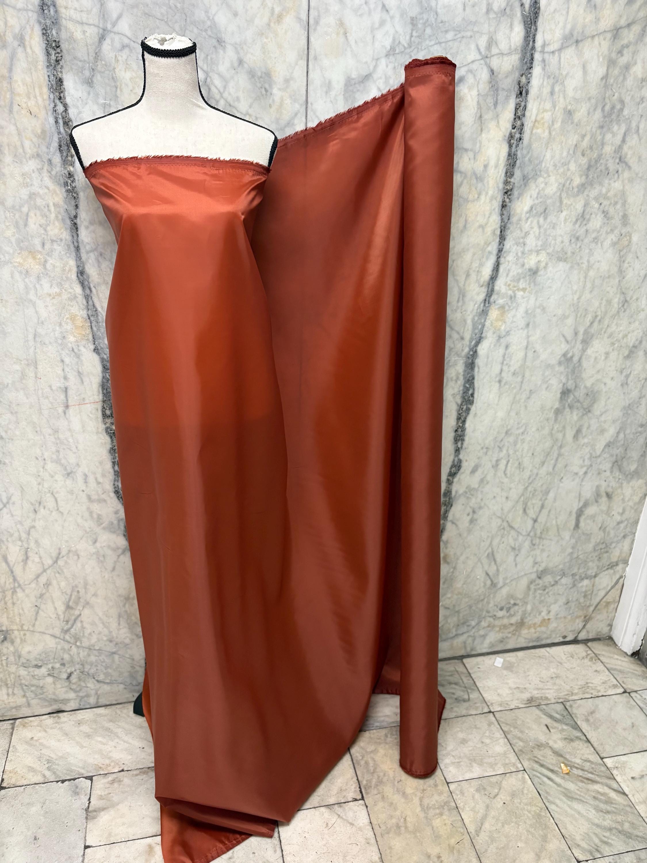 Poly Lining Fabrics - Rust - 60" Width
