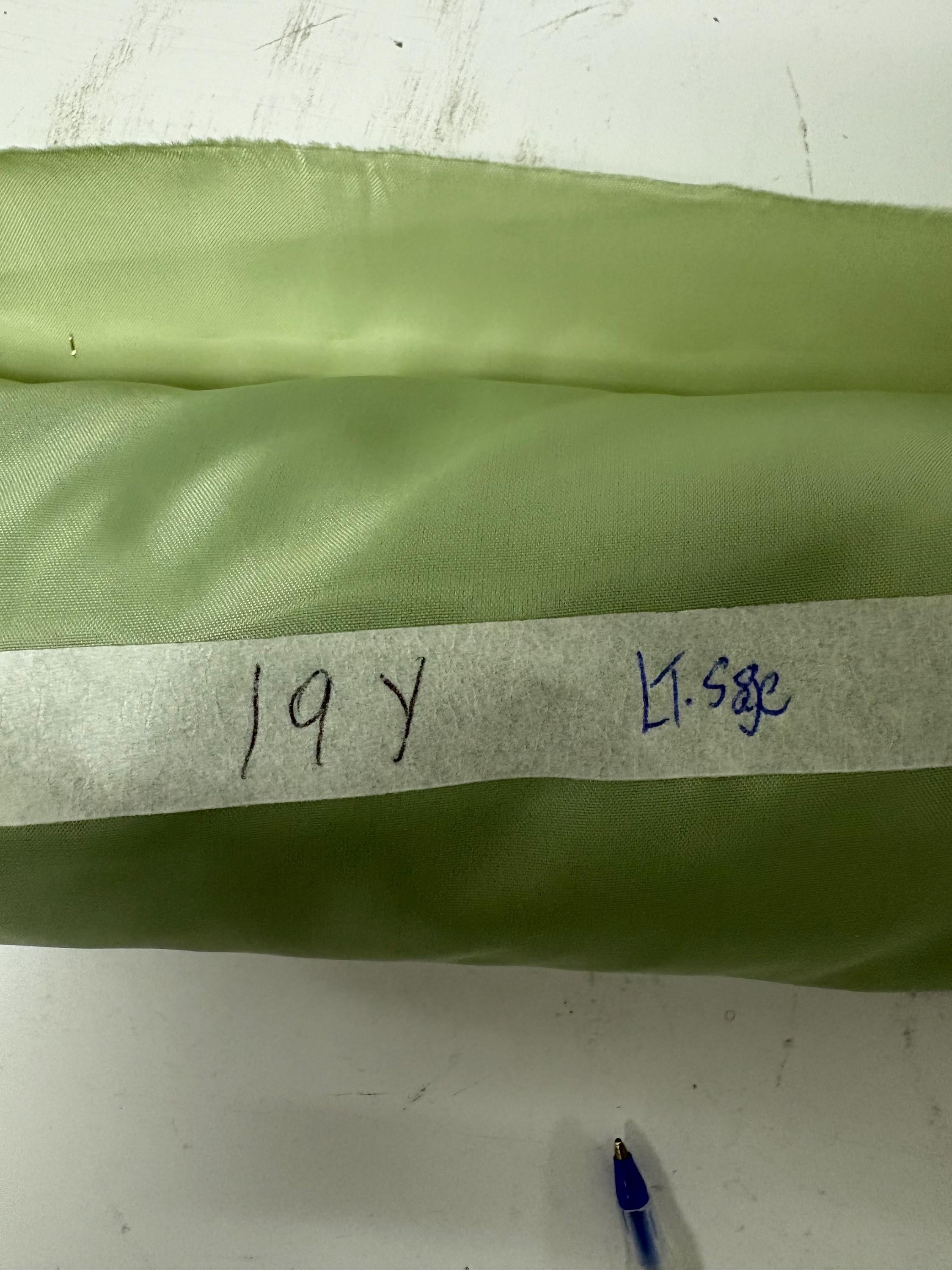 Poly Lining Fabrics - Sage - 60" Width