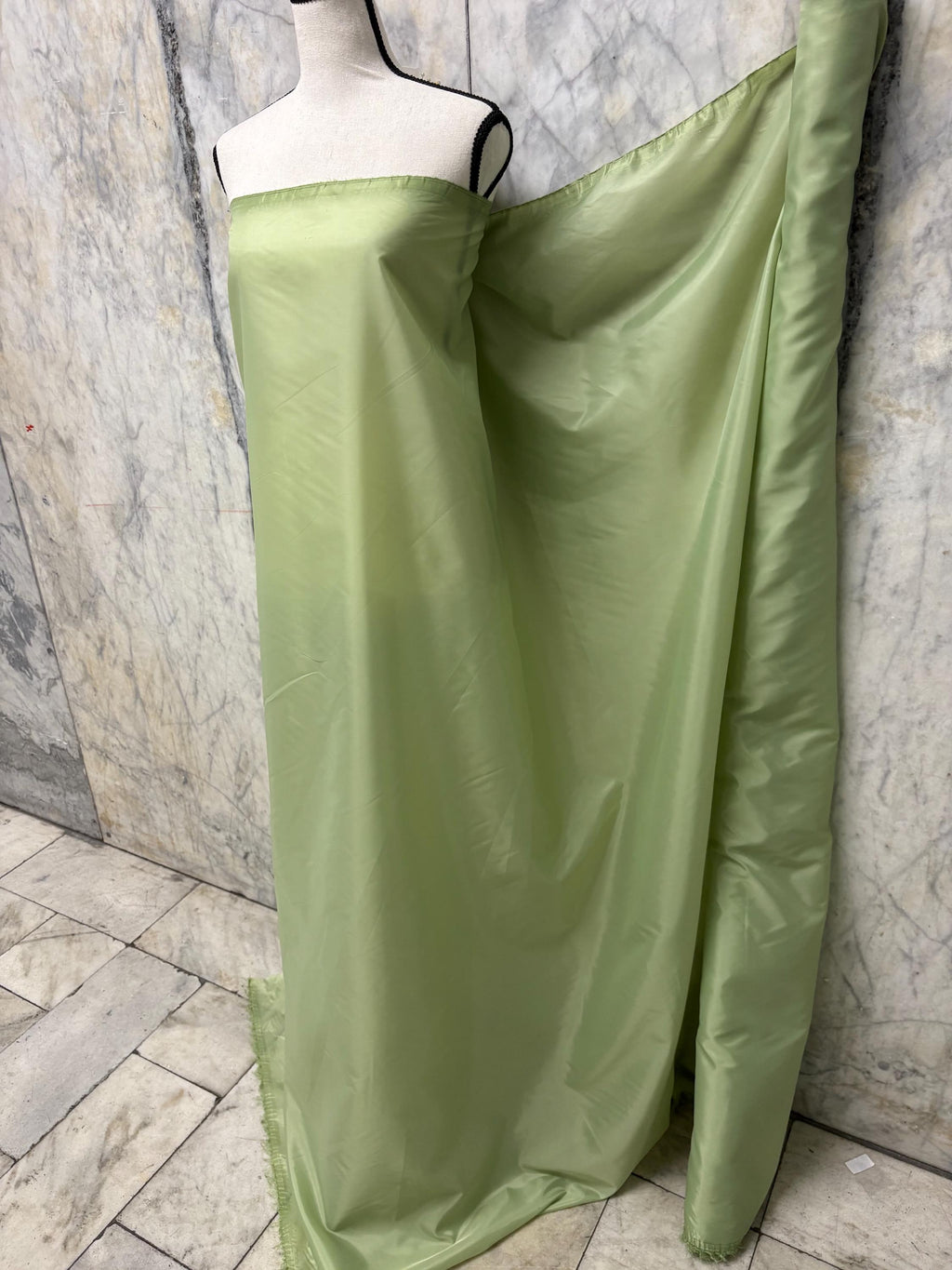 Poly Lining Fabrics - Sage - 60" Width