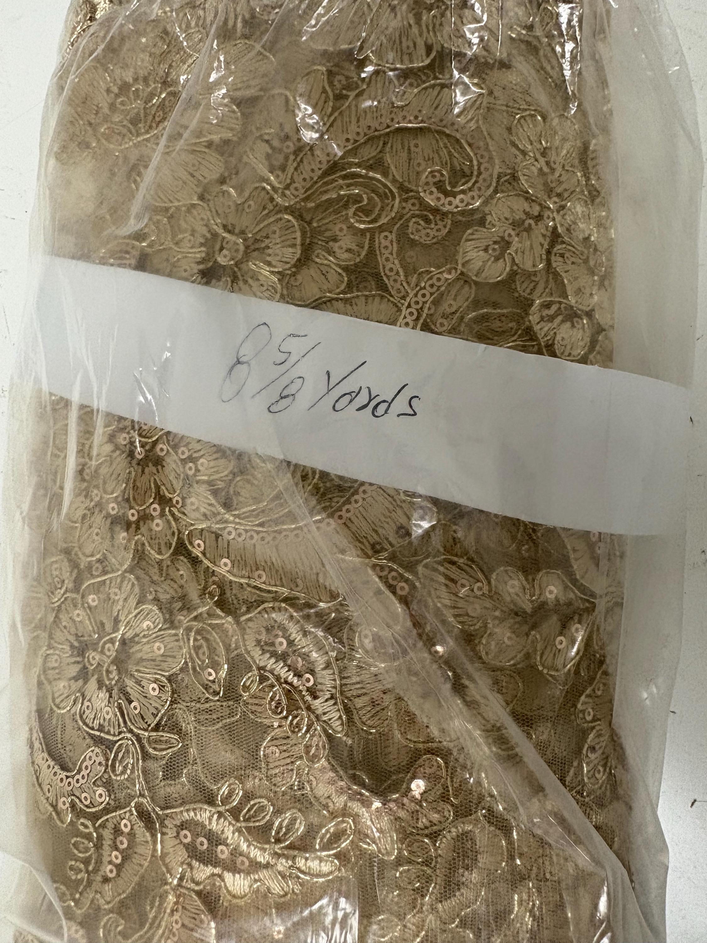 Lace fabric - Champagne - 49" Width - Design US50