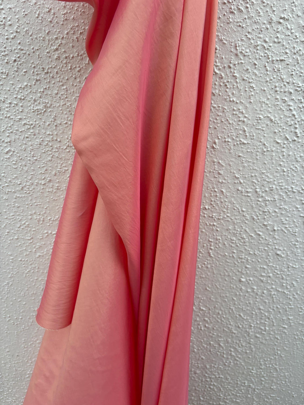 Taffeta Fabric - Coral Yellow - 59" Width - Known as iridescent taffeta