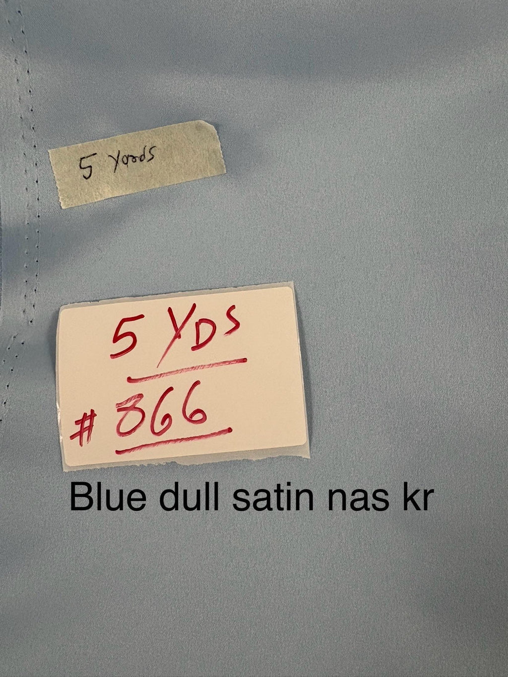 Dull Bridal satin fabric - Blue - 58" Width - Ref. 866Nas