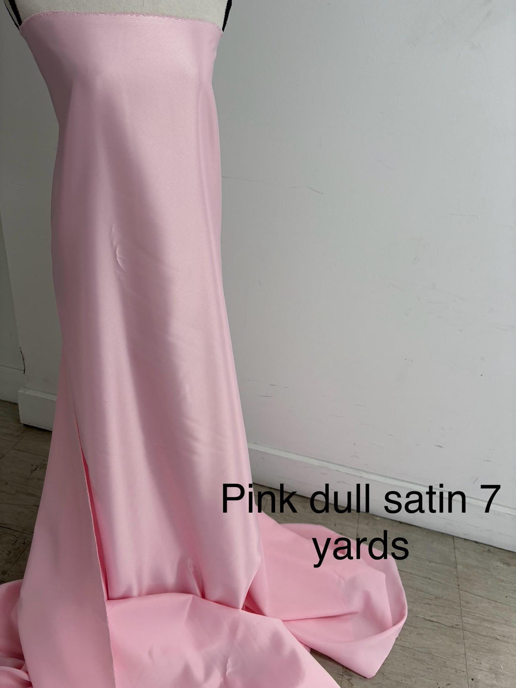 Dull Bridal satin fabric - Pink - 58" Width - Ref. Nas