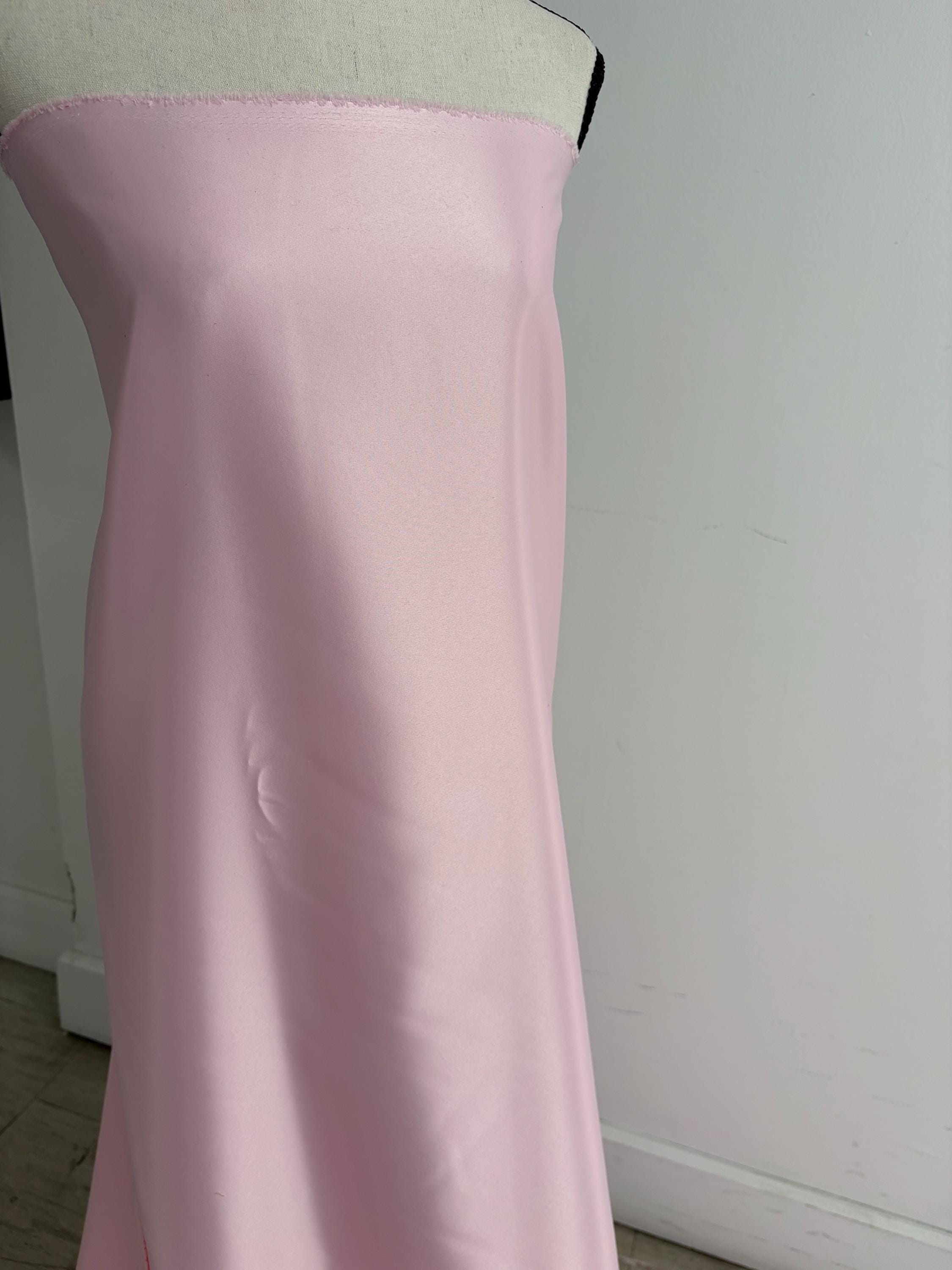 Dull Bridal satin fabric - Pink - 58" Width - Ref. Nas