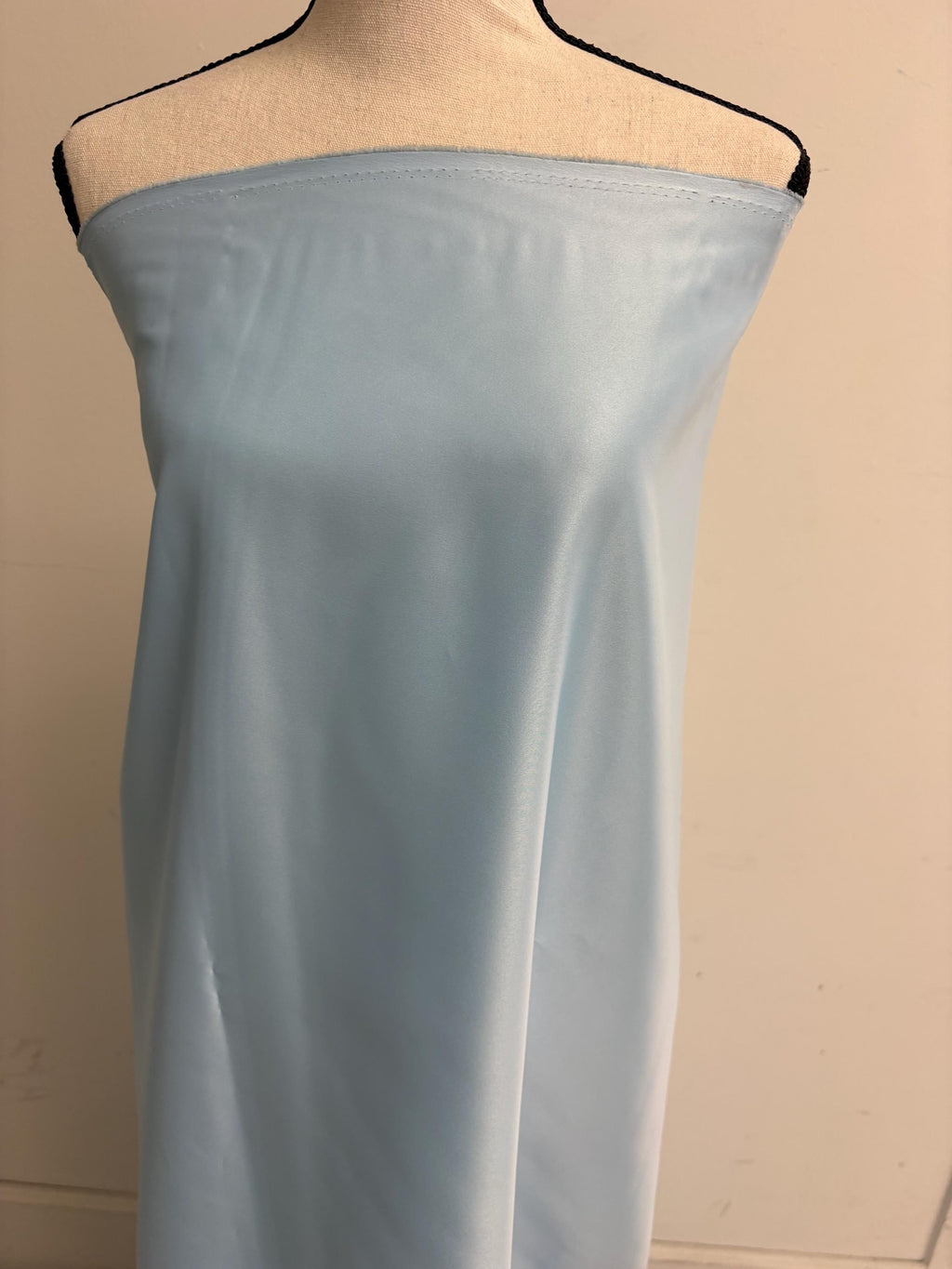 3.75 Yards Dull Bridal satin fabric - Blue - 58" Width - Ref. Nas3