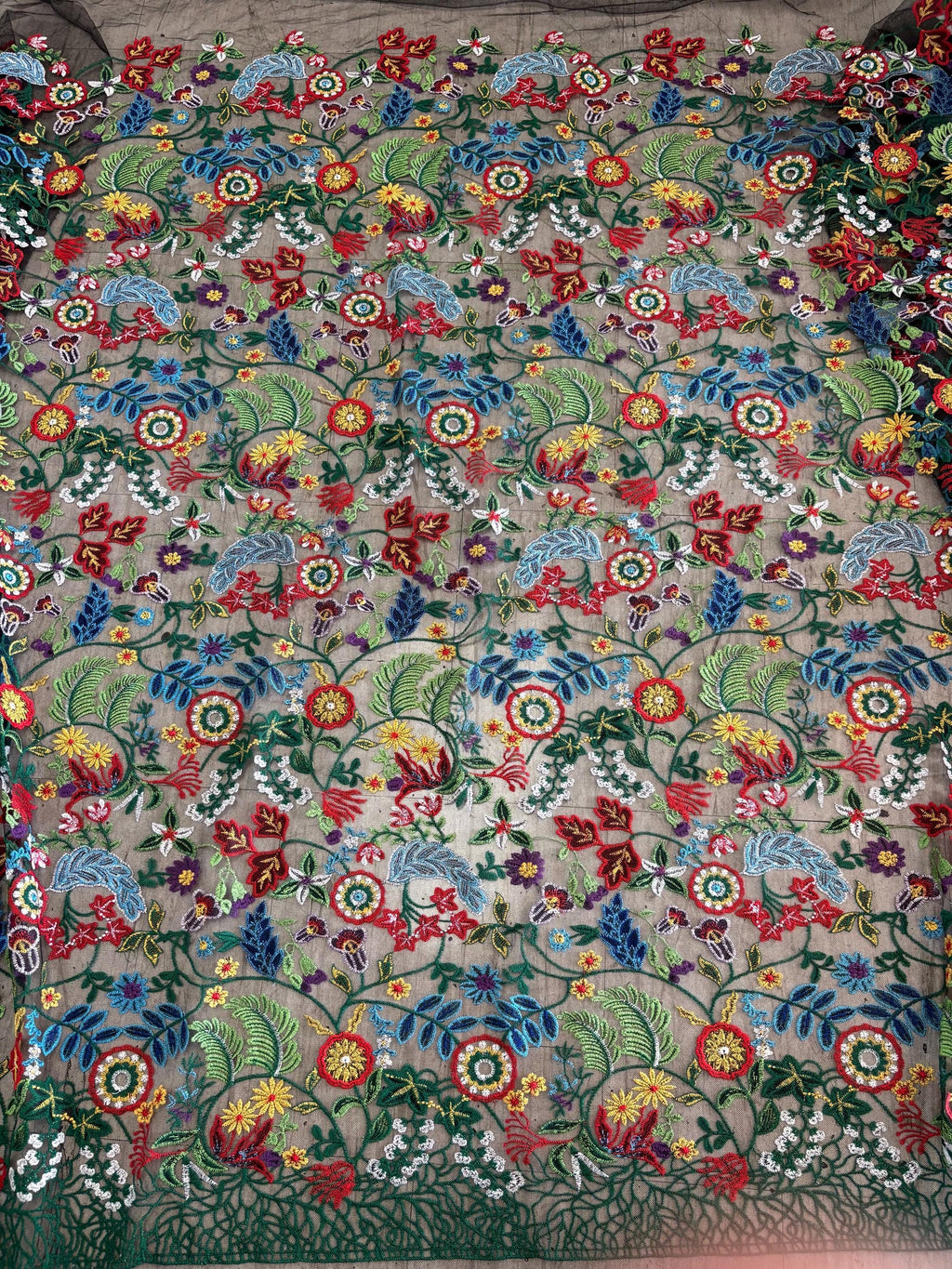 Lace Fabric - Design Multi Floral - Ref. BNG