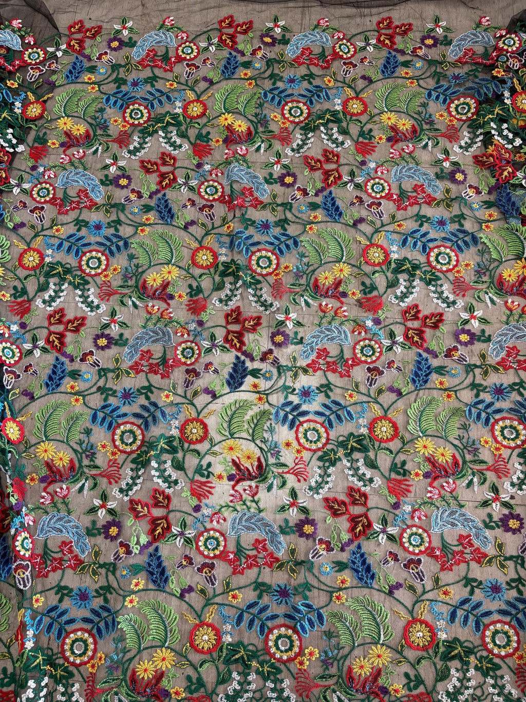 Lace Fabric - Design Multi Floral - Ref. BNG