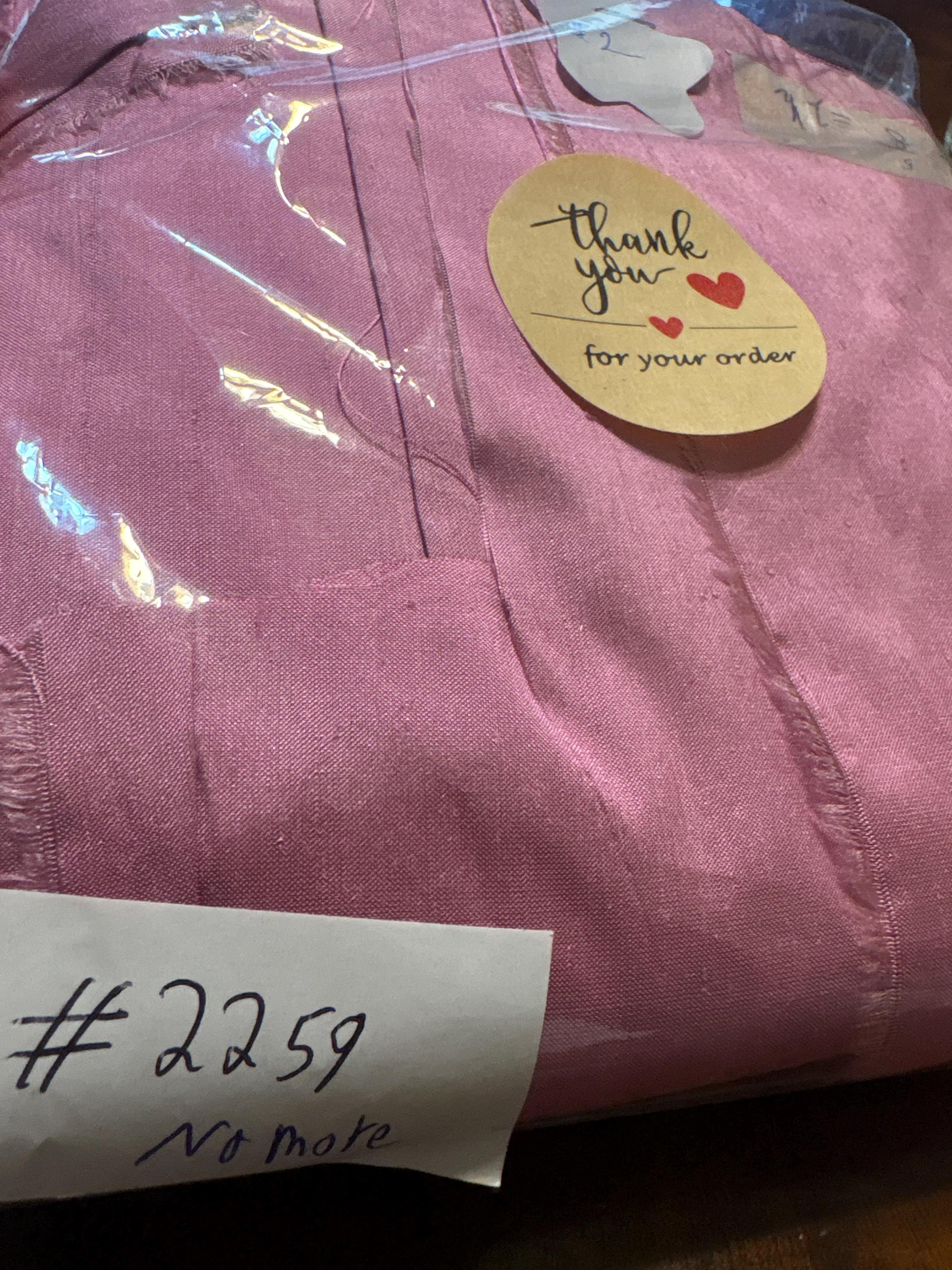 100% silk Taffeta fabric - dusty rose 2259 - 54" width