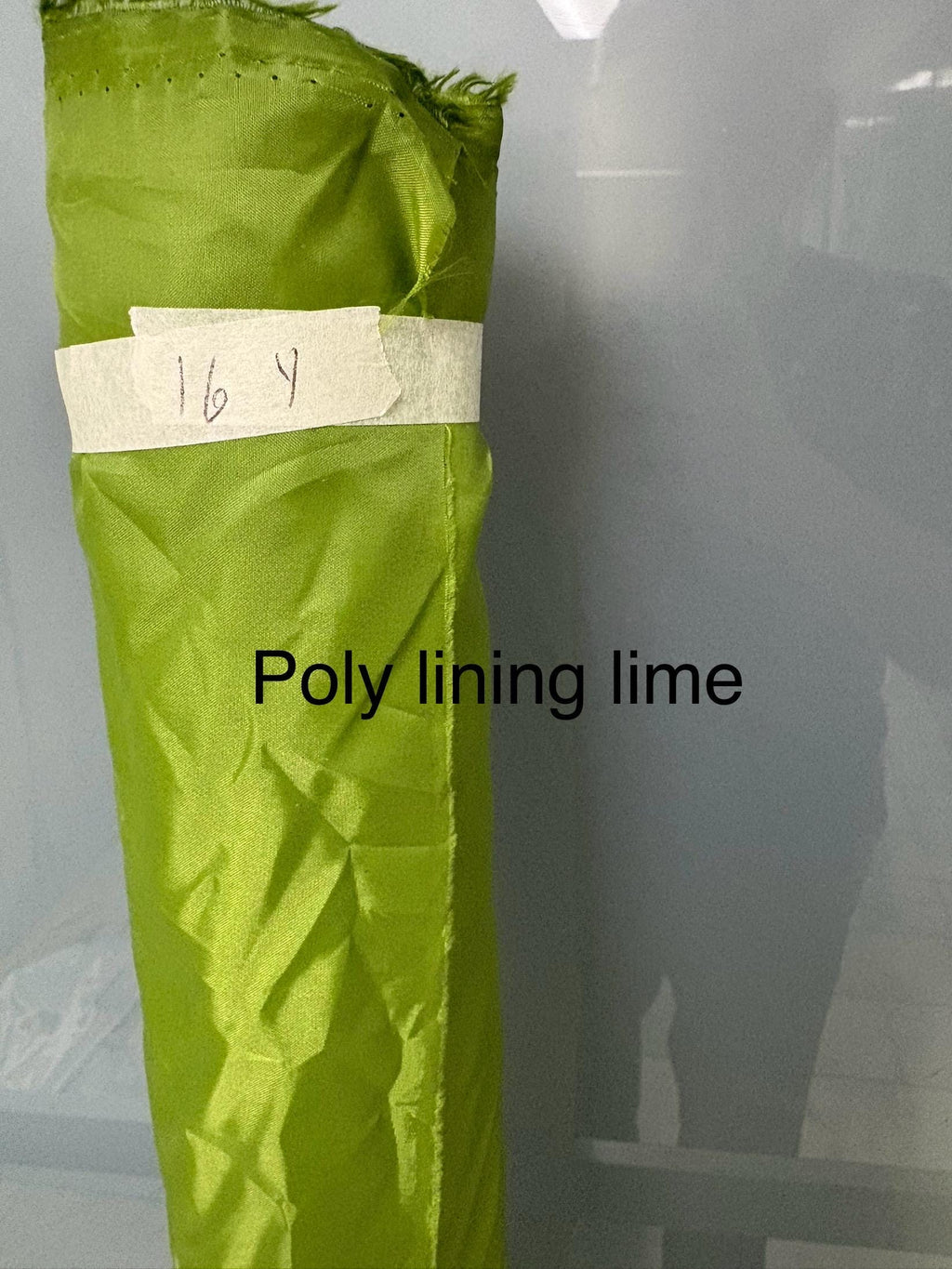 Poly Lining Fabric - Lime - 58" Width
