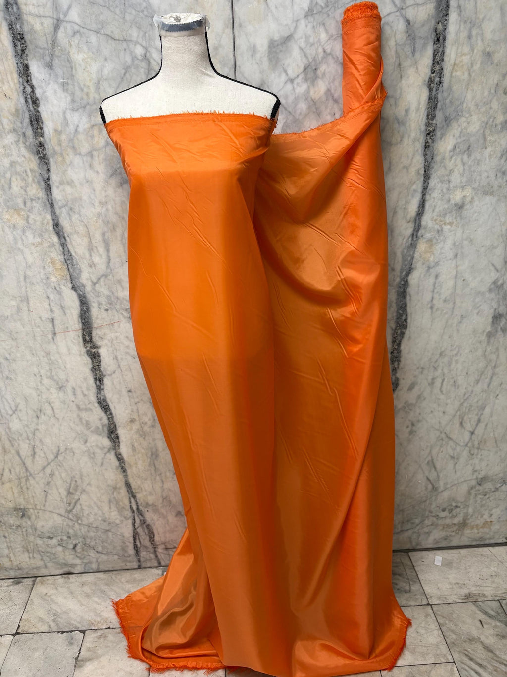 Poly Lining Fabric - Orange - 58" Width