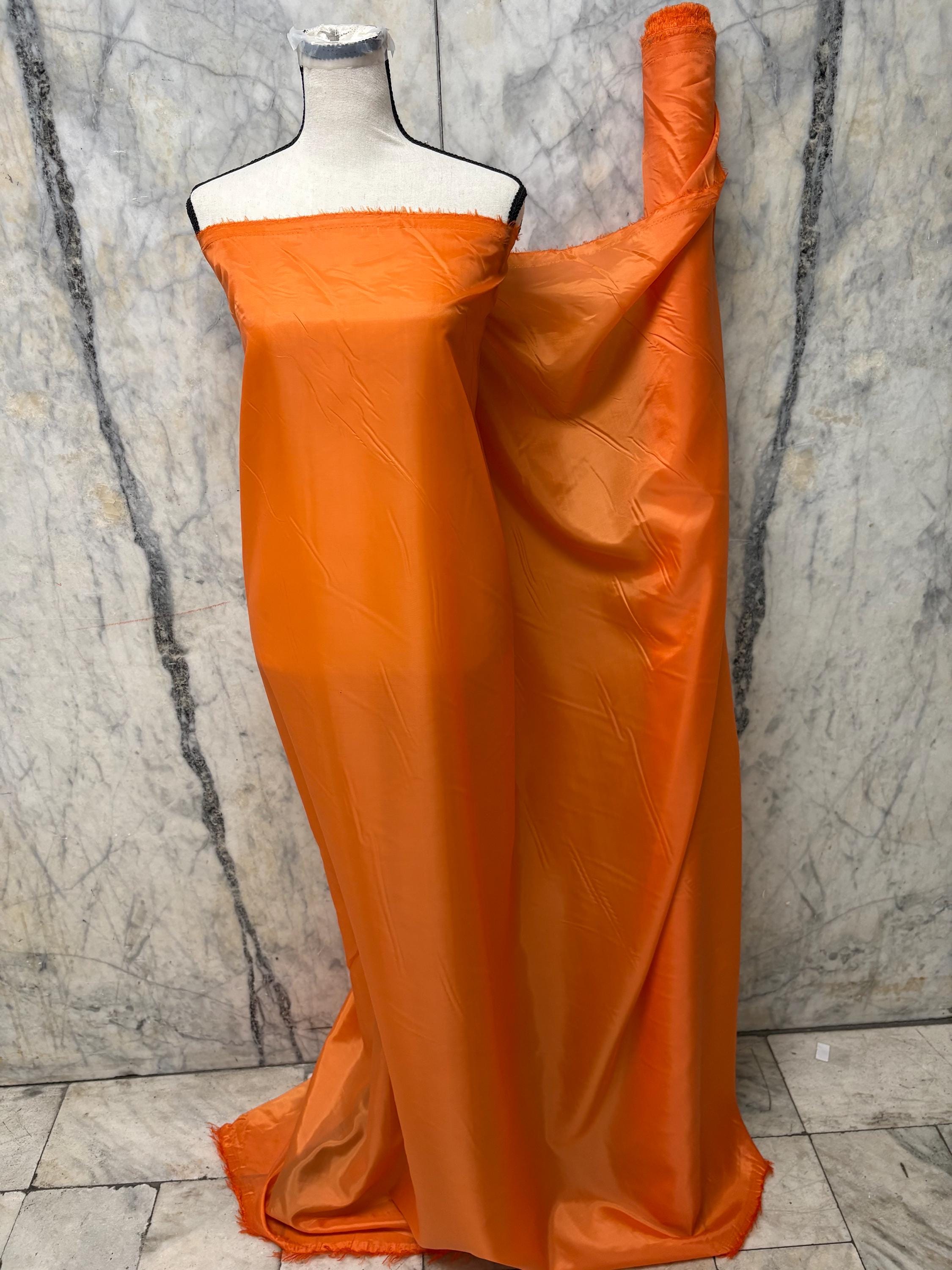Poly Lining Fabric - Orange - 58" Width
