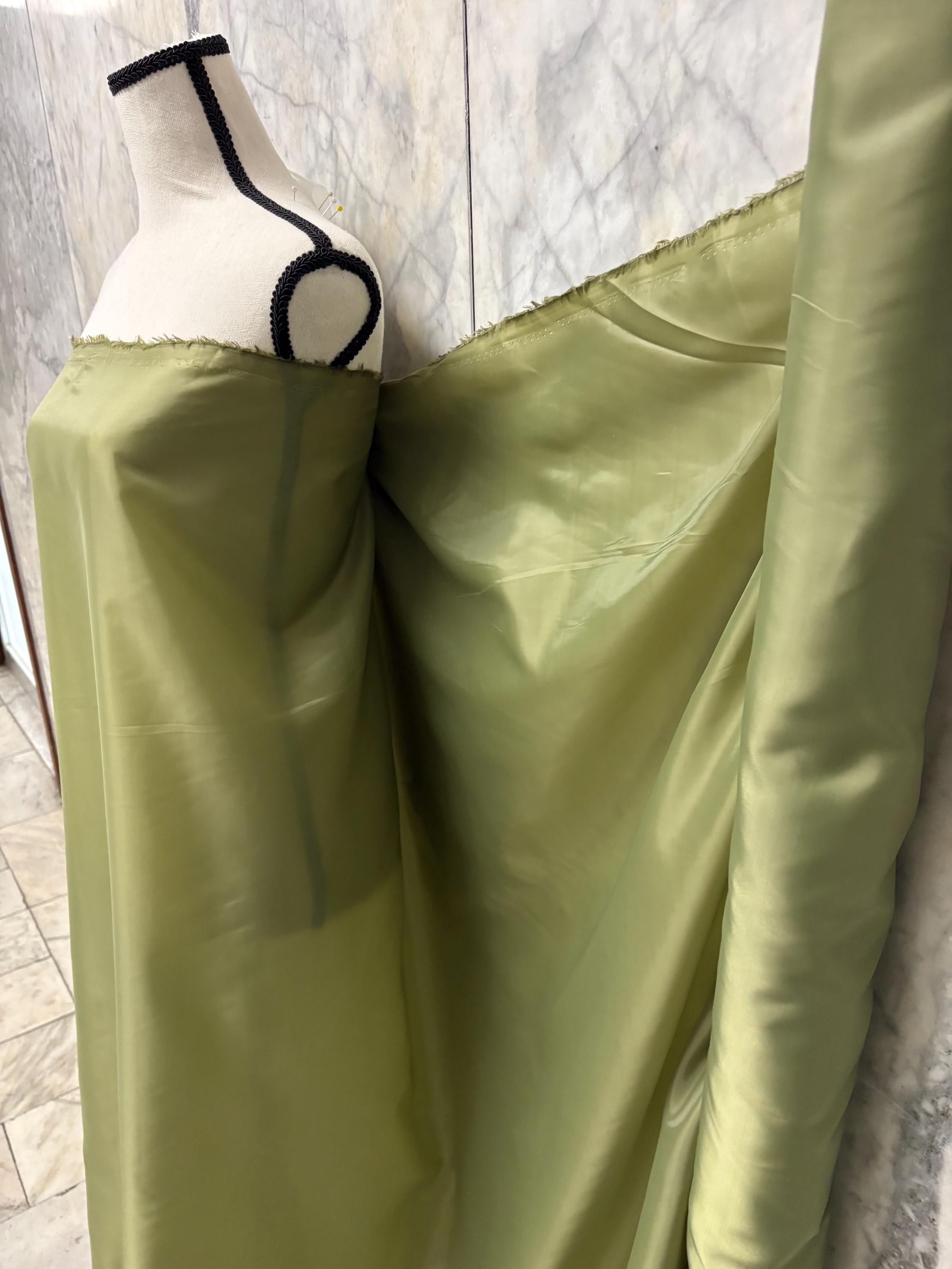 Poly Lining Fabric - Olive - 58" Width