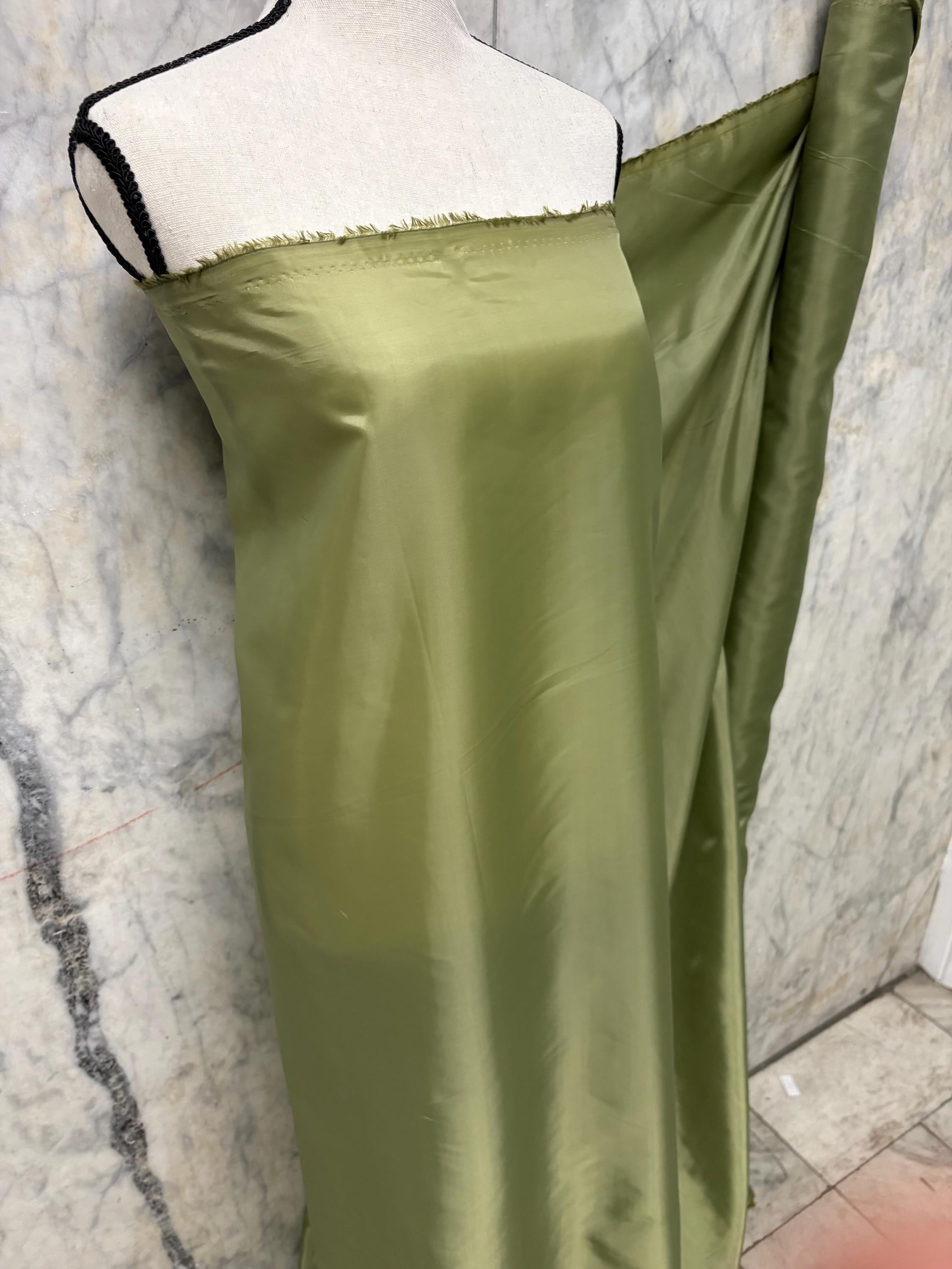 Poly Lining Fabric - Olive - 58" Width