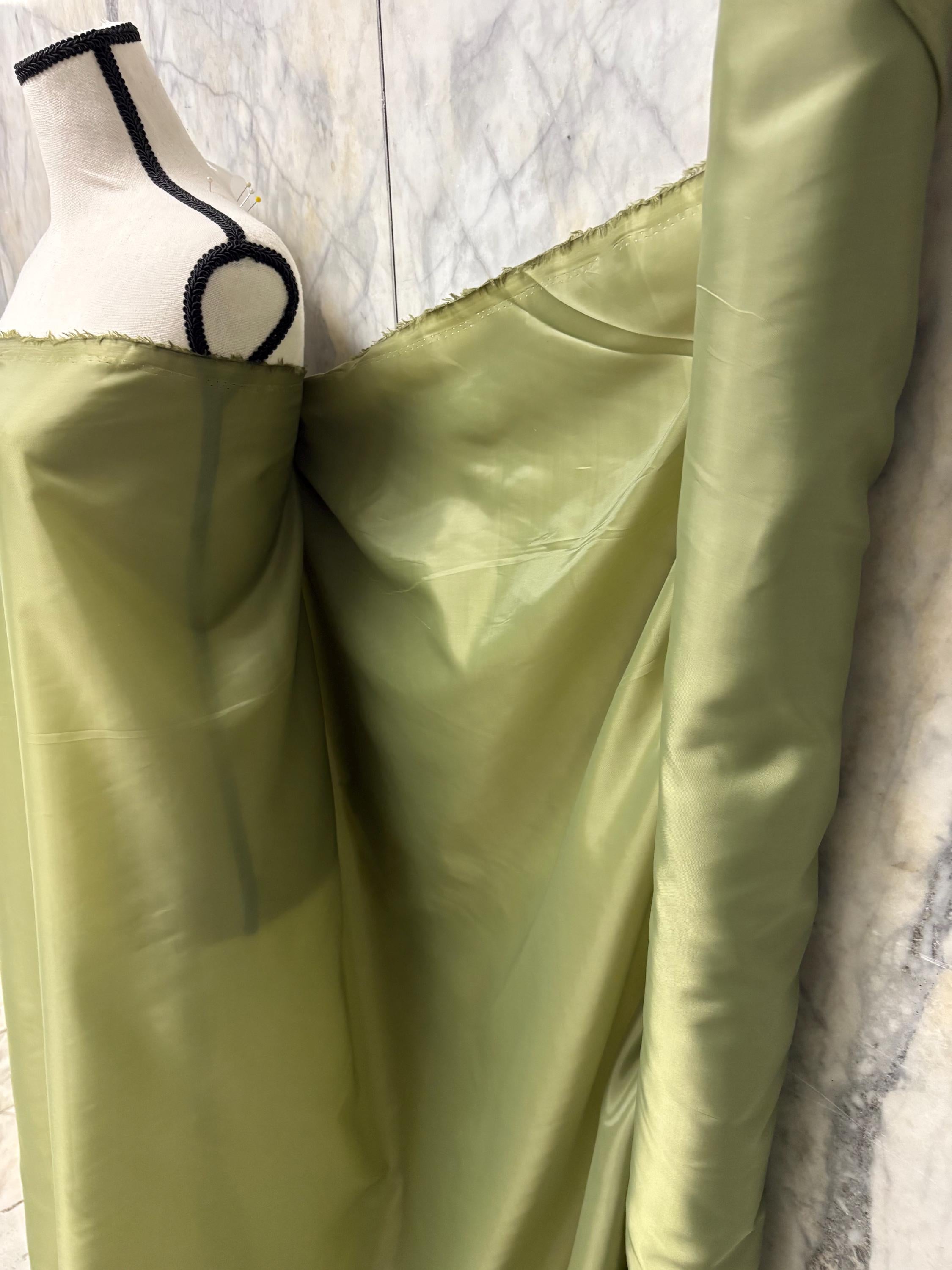 Poly Lining Fabric - Olive - 58" Width