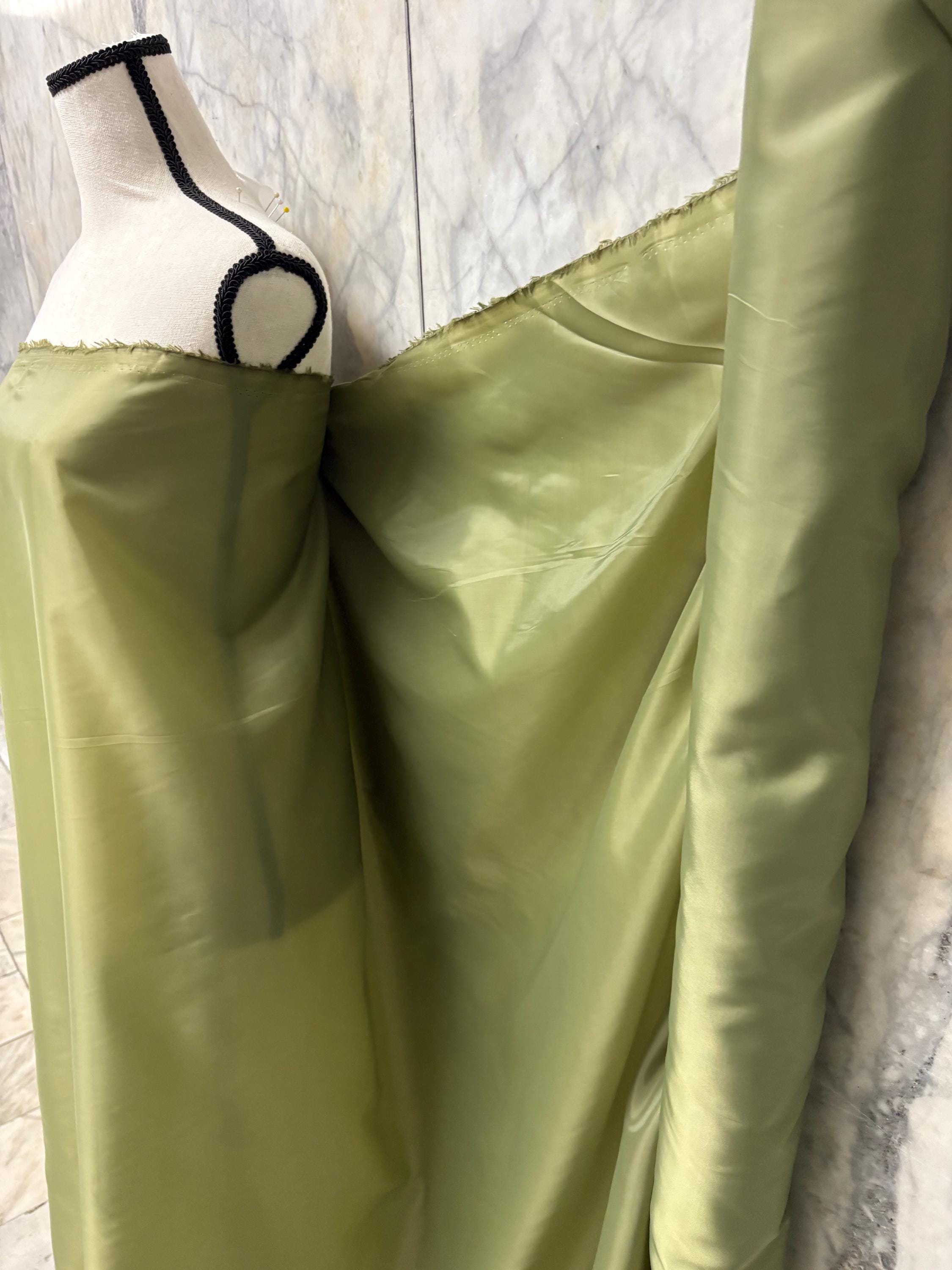 Poly Lining Fabric - Olive - 58" Width