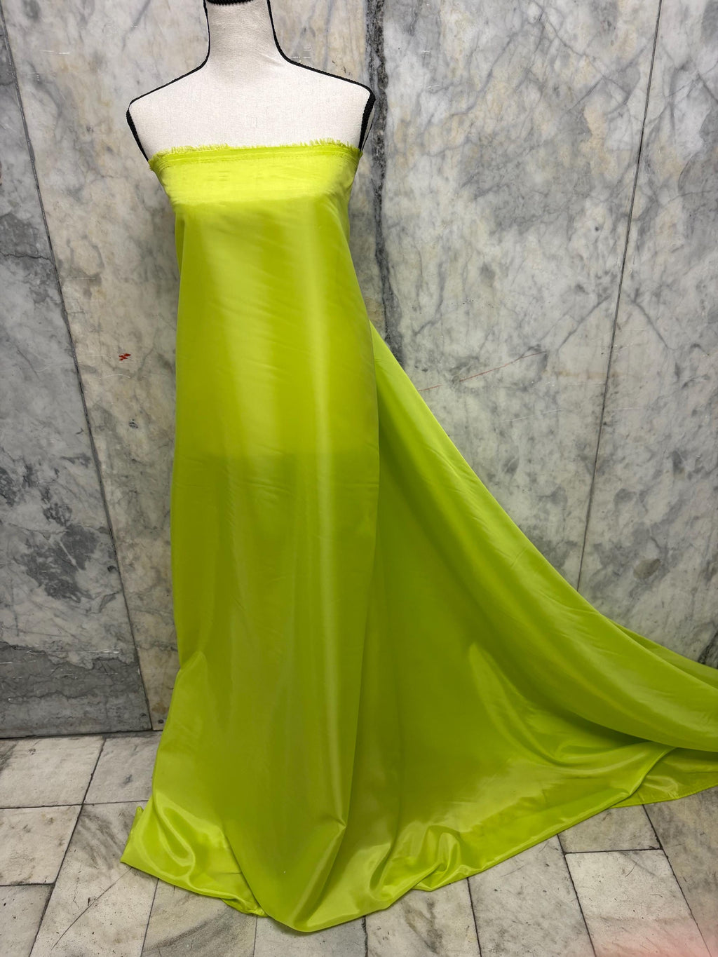 Poly Lining Fabrics - Lime yellow - 60" Width