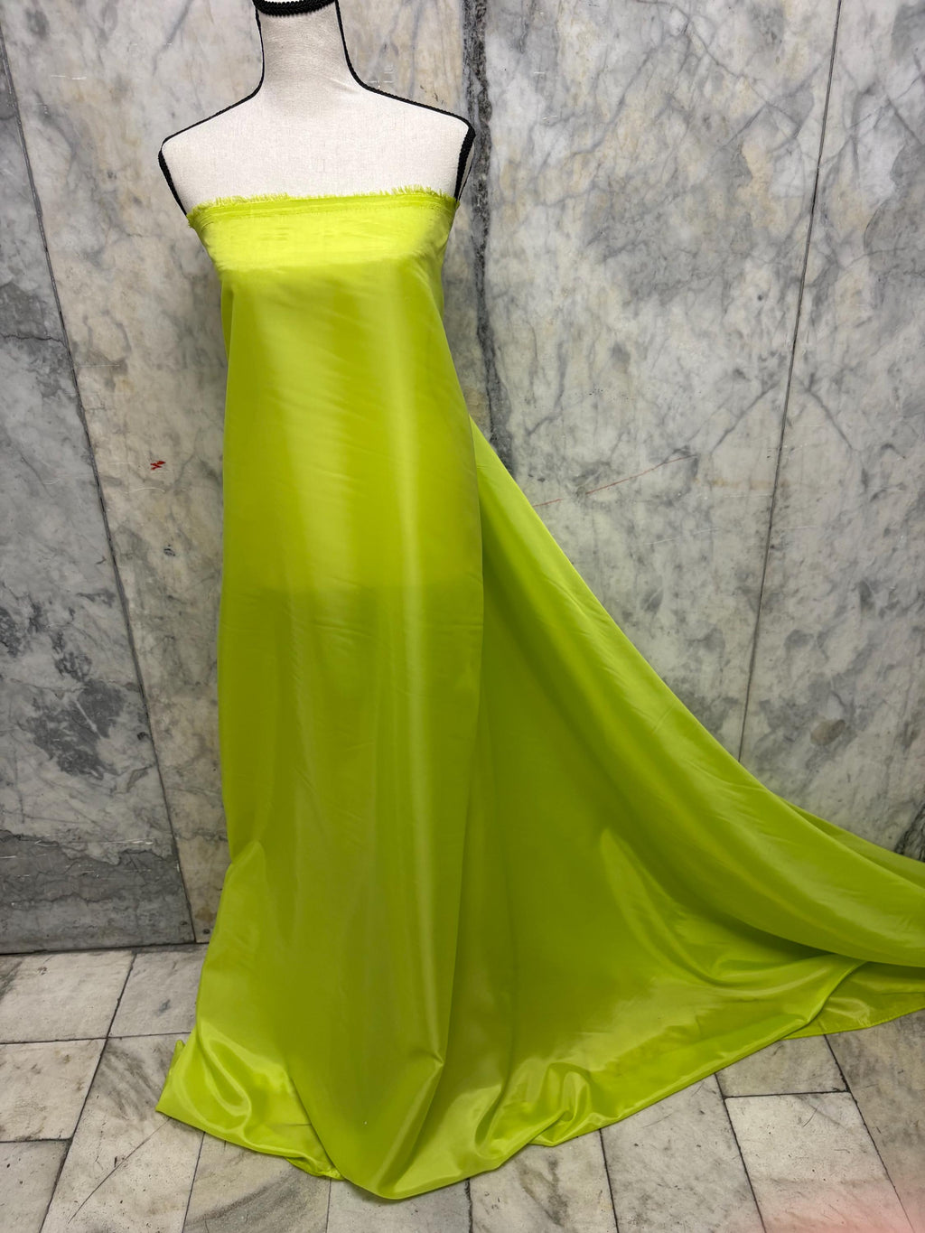 Poly Lining Fabrics - Lime yellow - 60" Width