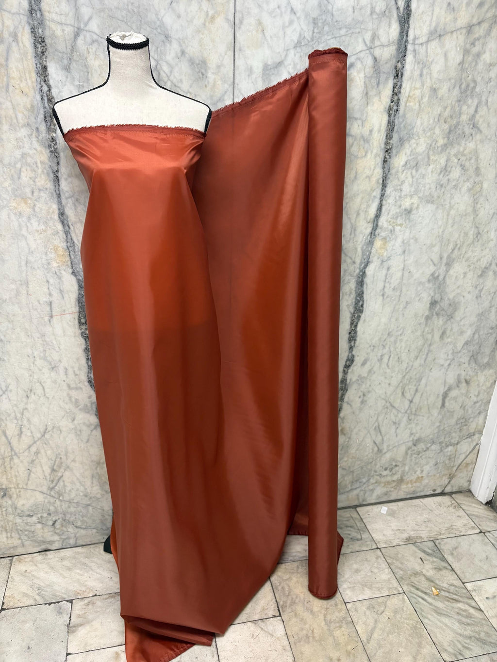 Poly Lining Fabrics - Rust - 60" Width