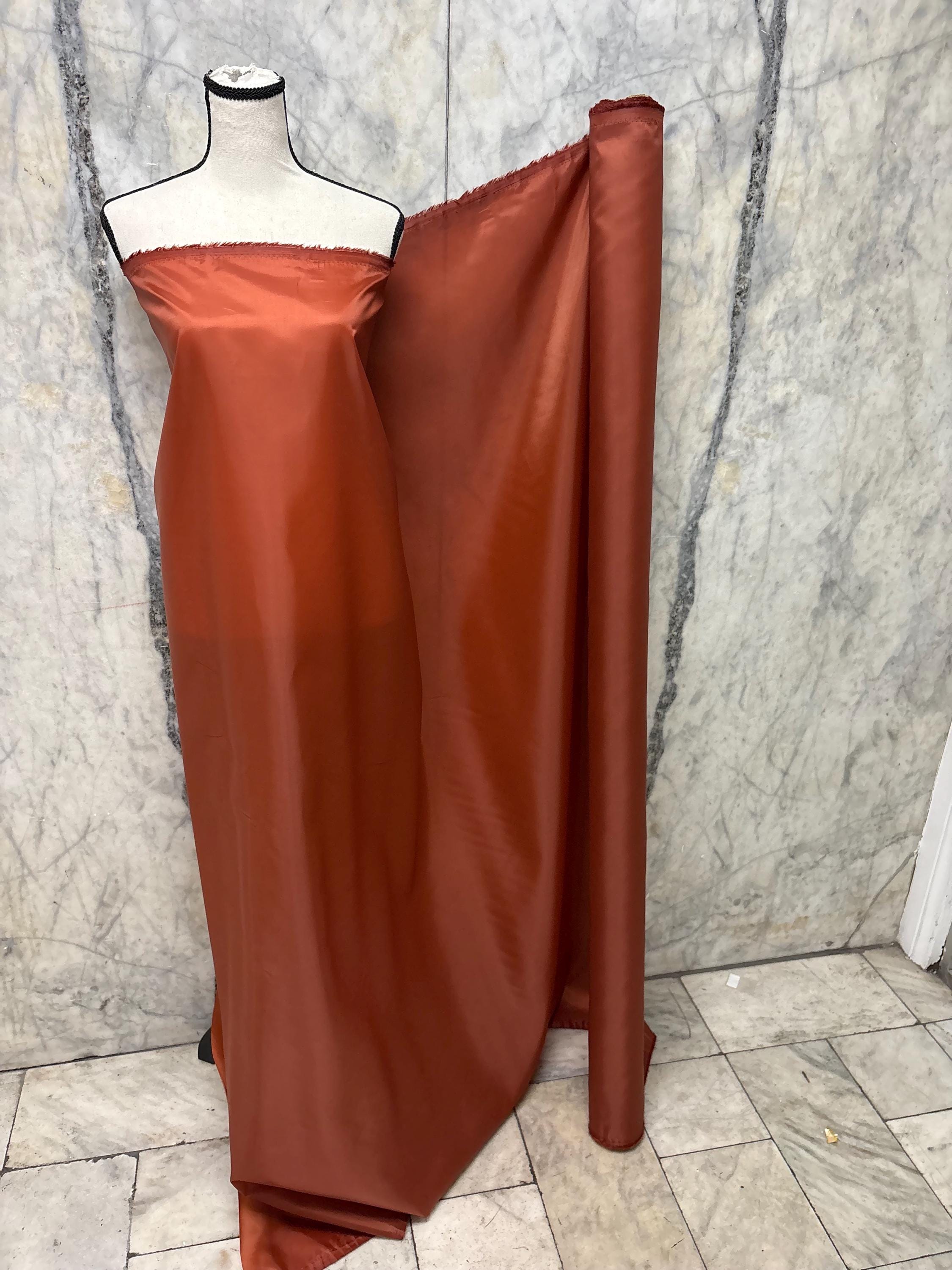 A 2 yards cut Ivory poly Lining fabric, 100% polyester, width 59". sells by 2 yard increment continuous